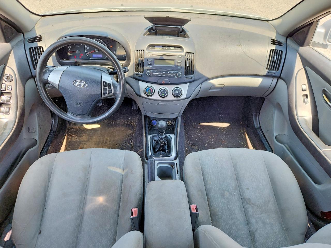 2010 Hyundai Elantra Blue Silver vin: KMHDU4AD0AU831552