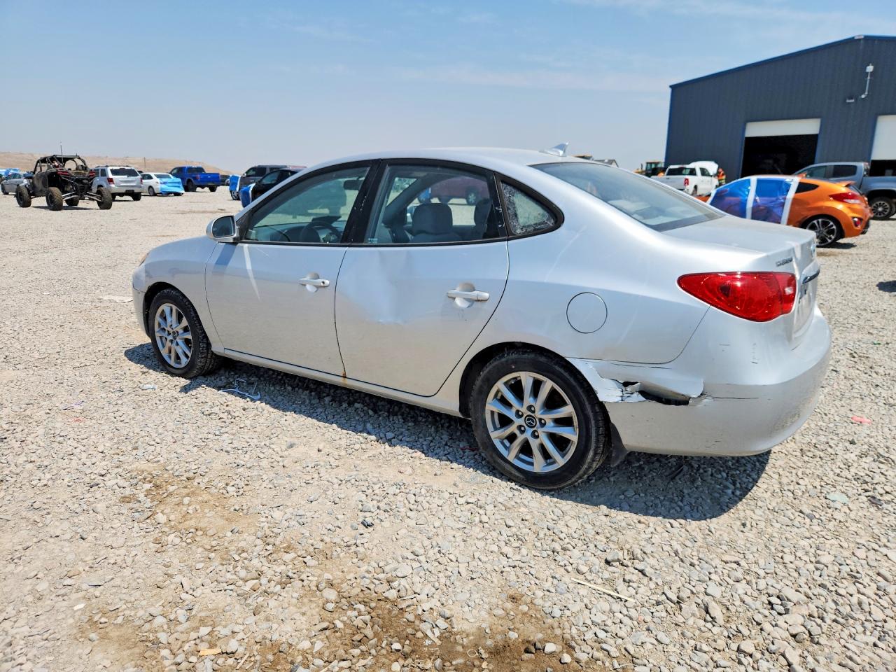 2010 Hyundai Elantra Blue Silver vin: KMHDU4AD0AU831552