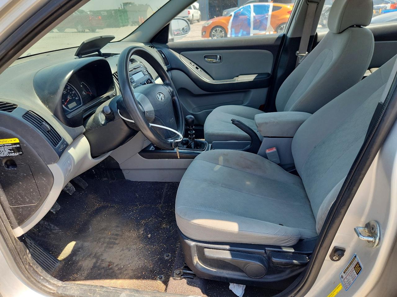 2010 Hyundai Elantra Blue Silver vin: KMHDU4AD0AU831552