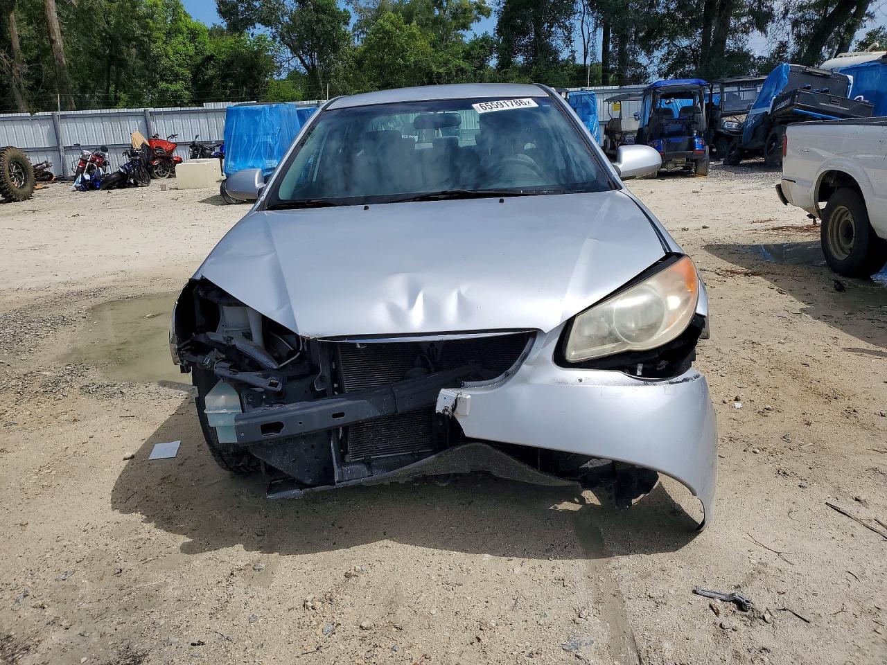 2010 Hyundai Elantra Gls Silver vin: KMHDU4AD0AU856032