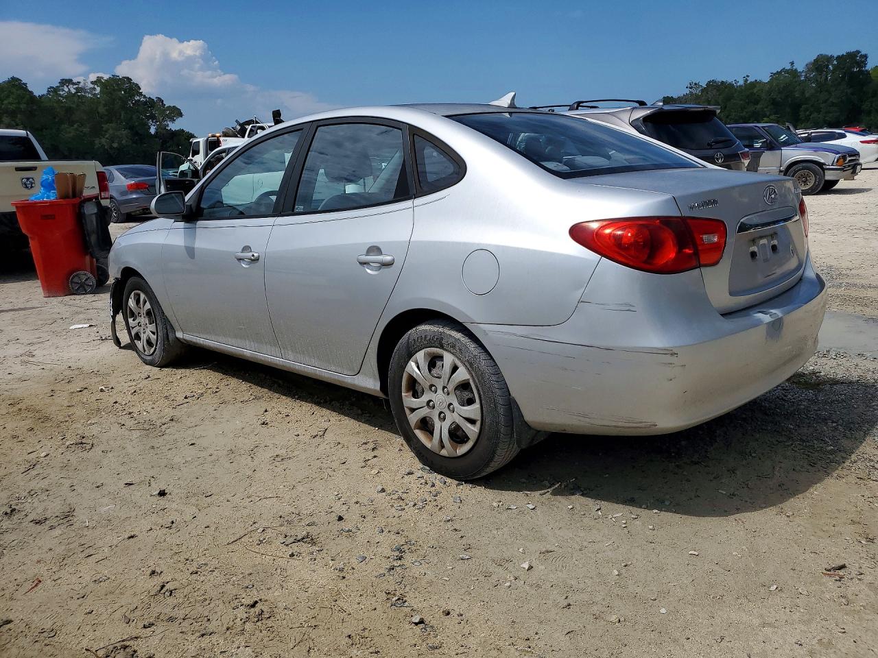 2010 Hyundai Elantra Gls Silver vin: KMHDU4AD0AU856032