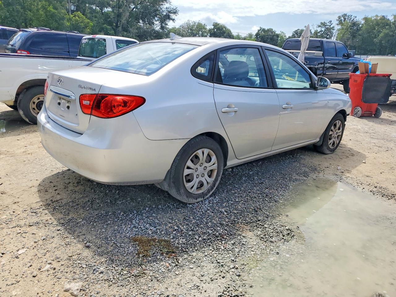2010 Hyundai Elantra Gls Silver vin: KMHDU4AD0AU856032