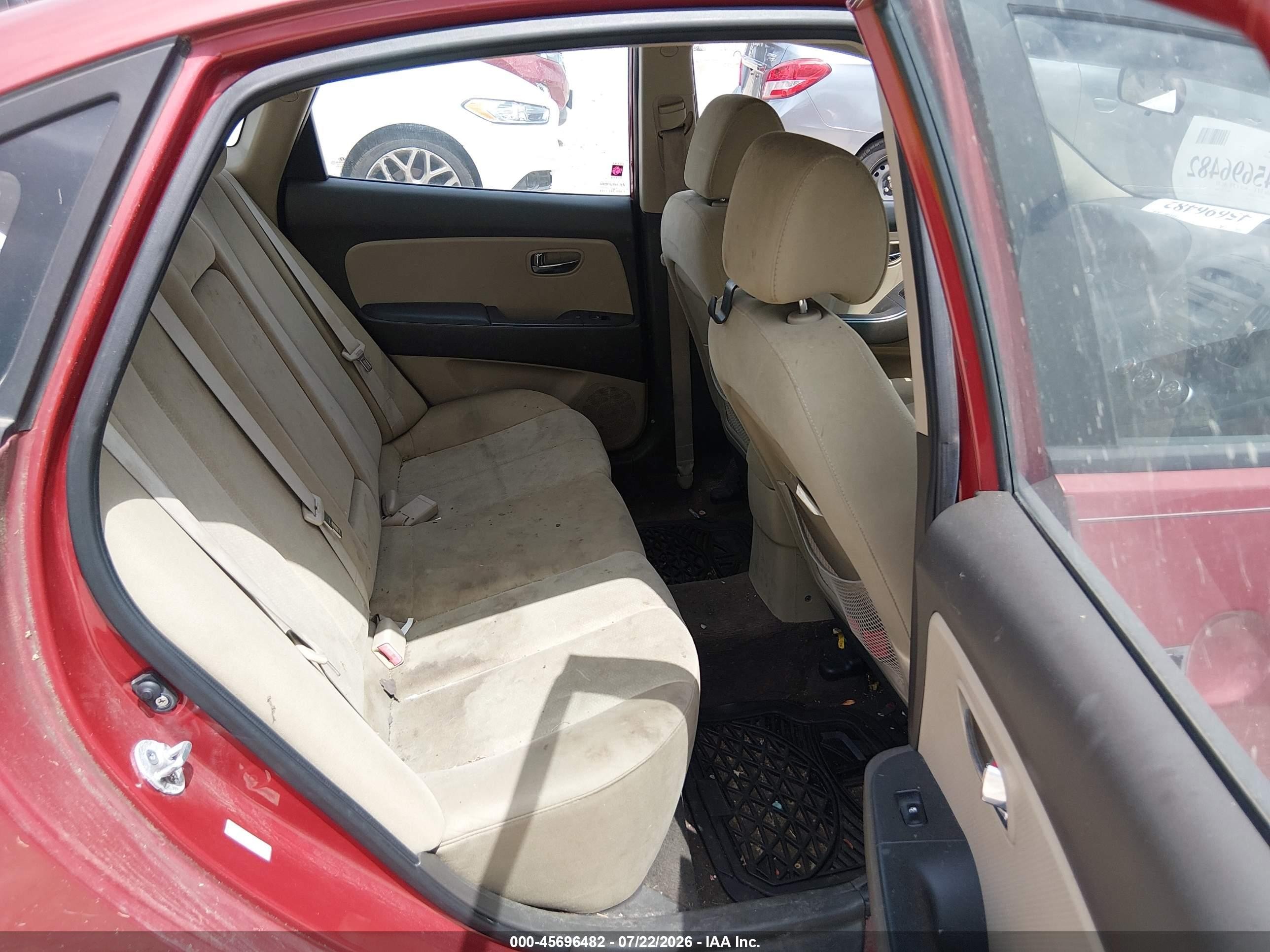 2010 Hyundai Elantra Gls Red vin: KMHDU4AD0AU866754