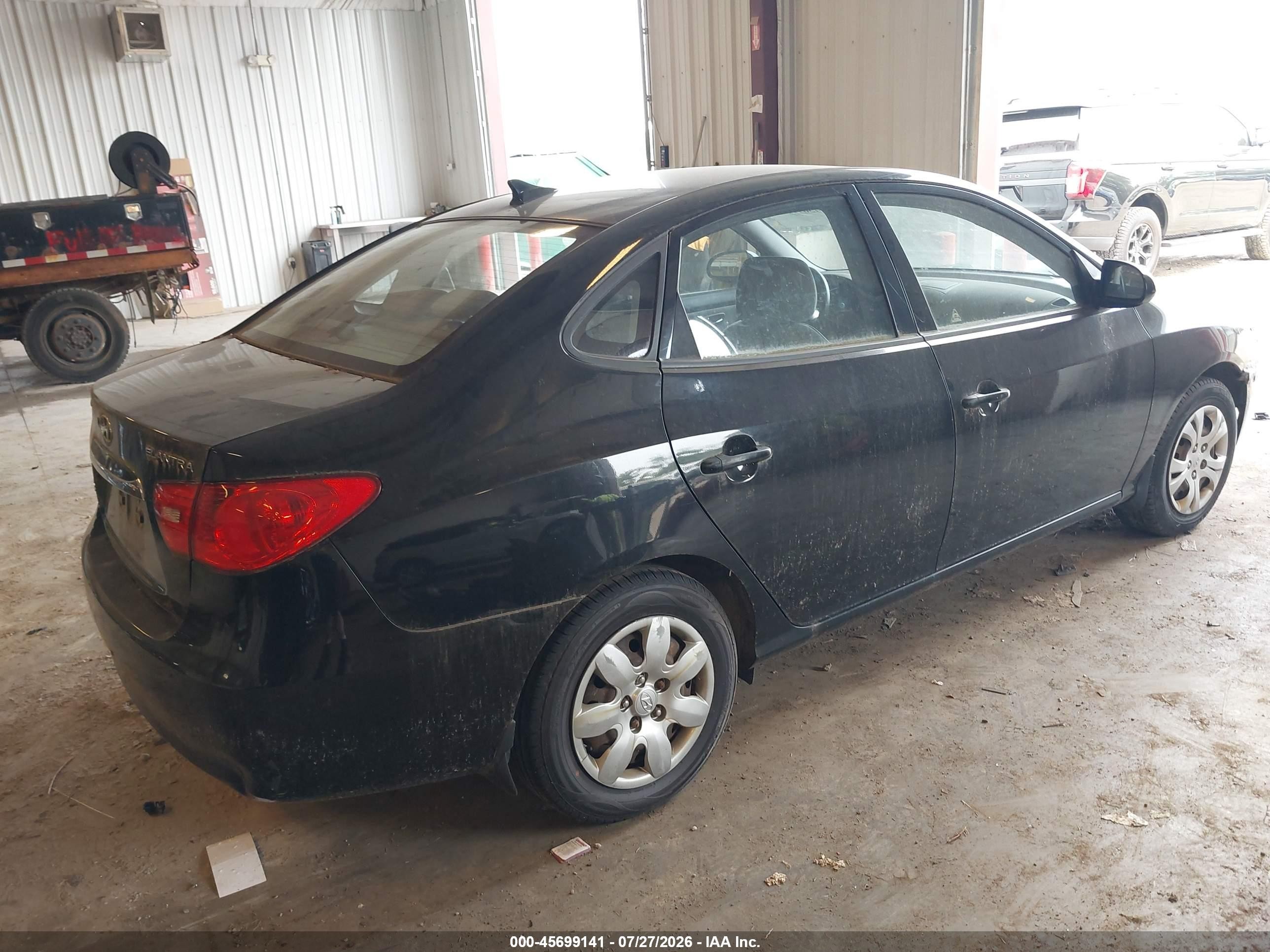 2010 Hyundai Elantra Gls Black vin: KMHDU4AD0AU880931