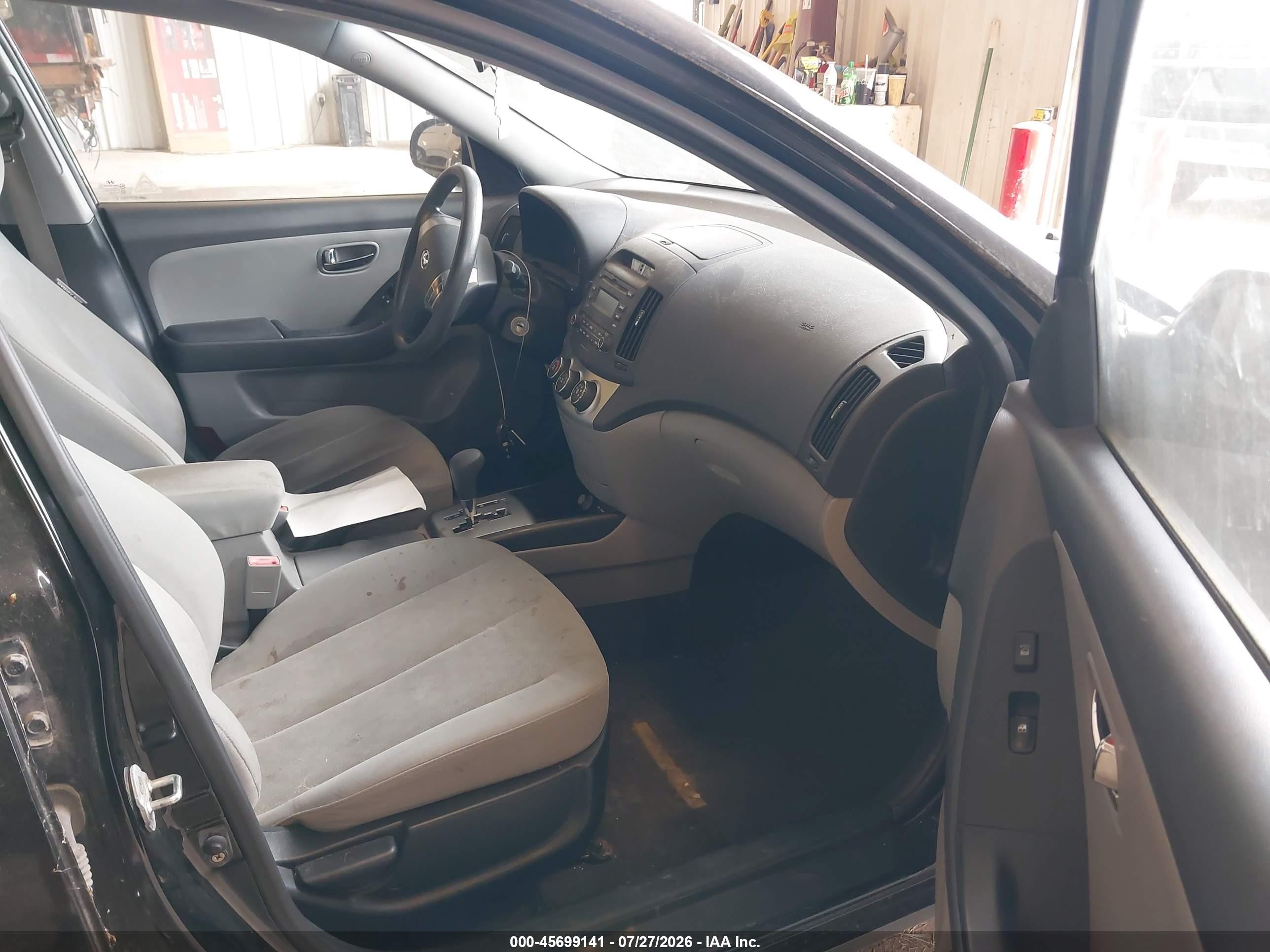 2010 Hyundai Elantra Gls Black vin: KMHDU4AD0AU880931