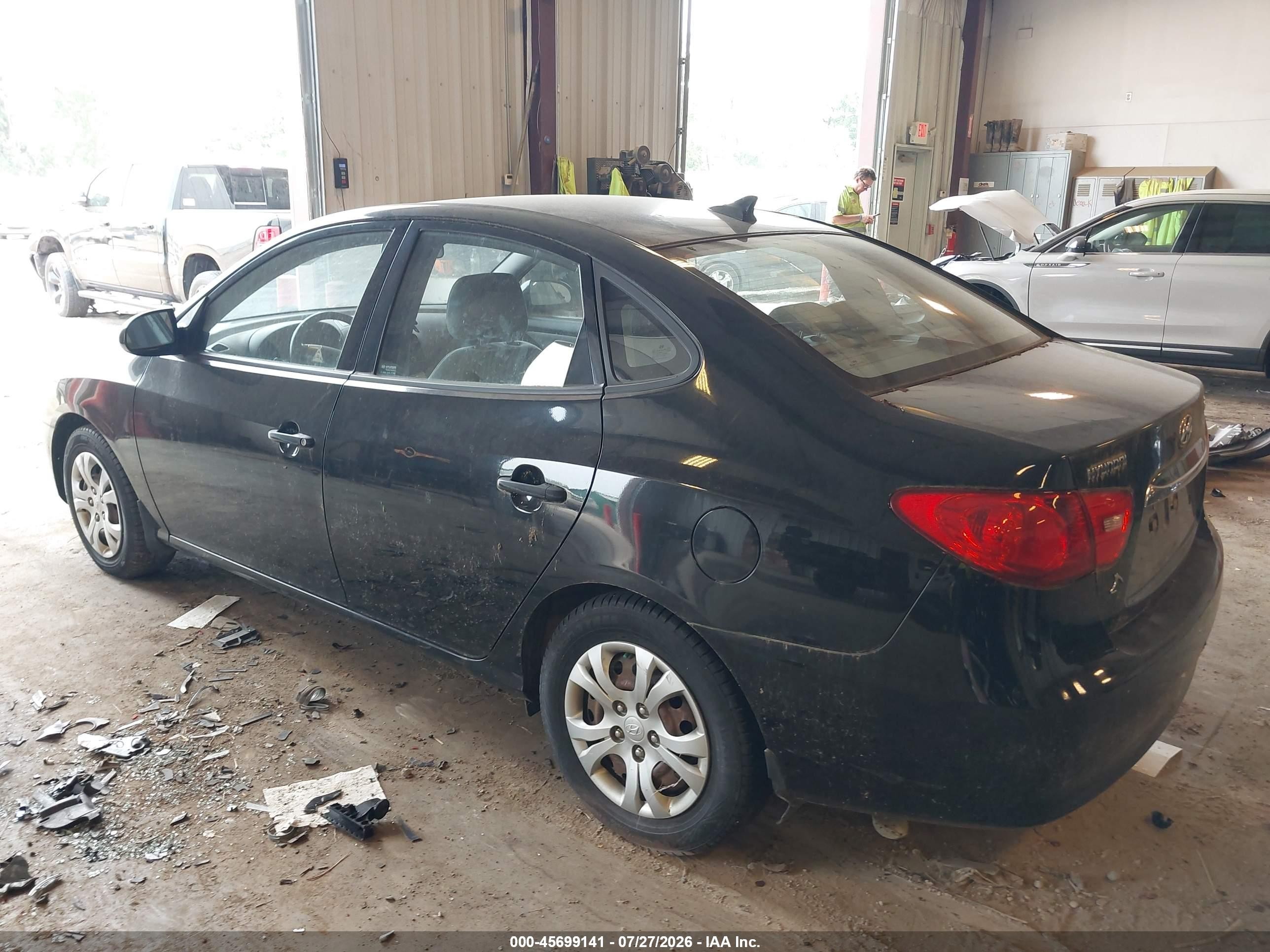 2010 Hyundai Elantra Gls Black vin: KMHDU4AD0AU880931
