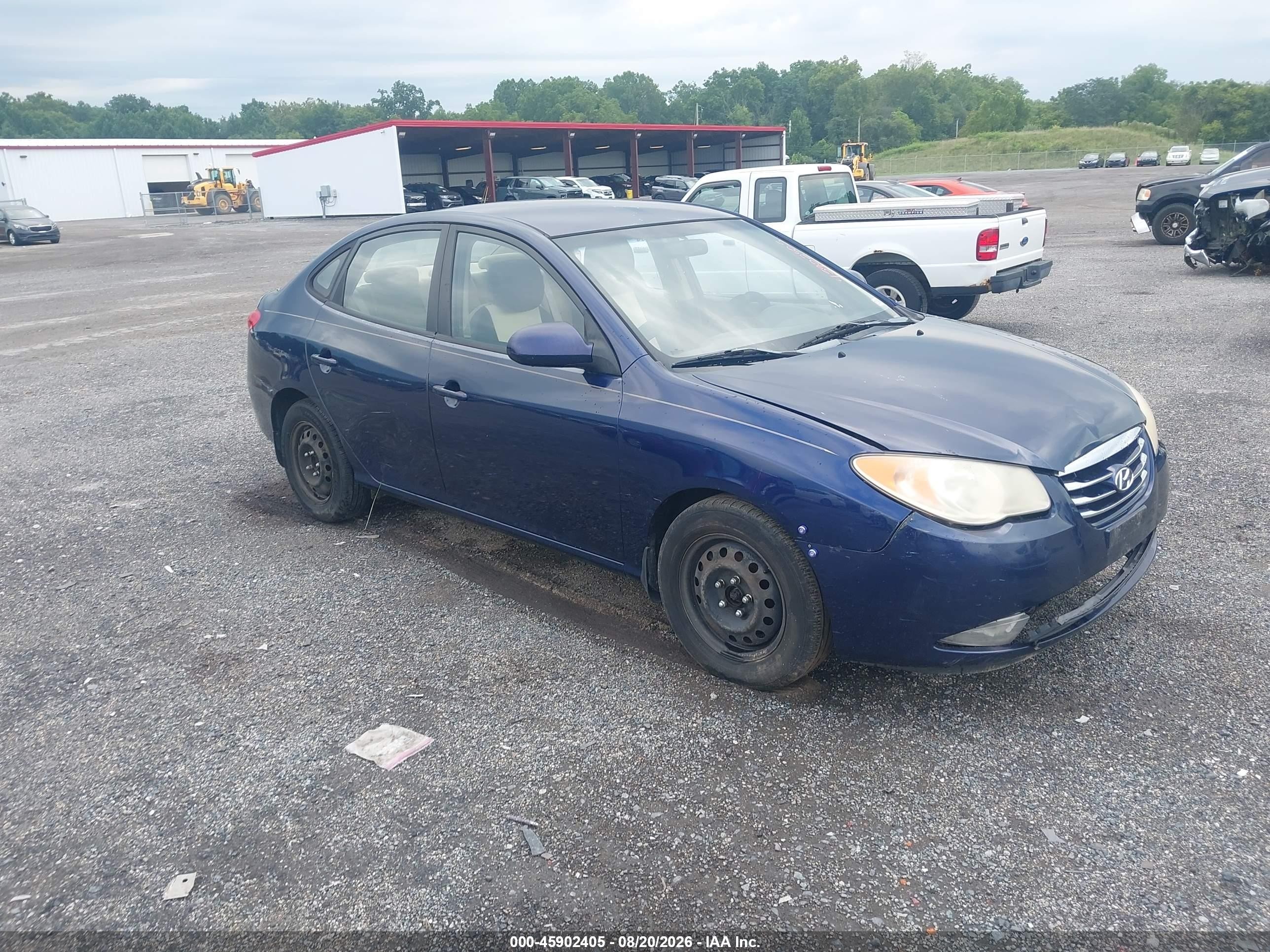 2010 Hyundai Elantra Gls Blue vin: KMHDU4AD0AU887278