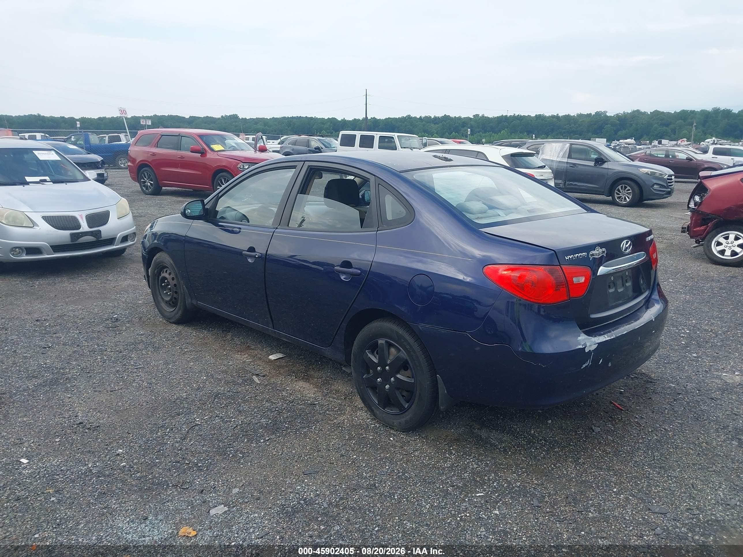 2010 Hyundai Elantra Gls Blue vin: KMHDU4AD0AU887278