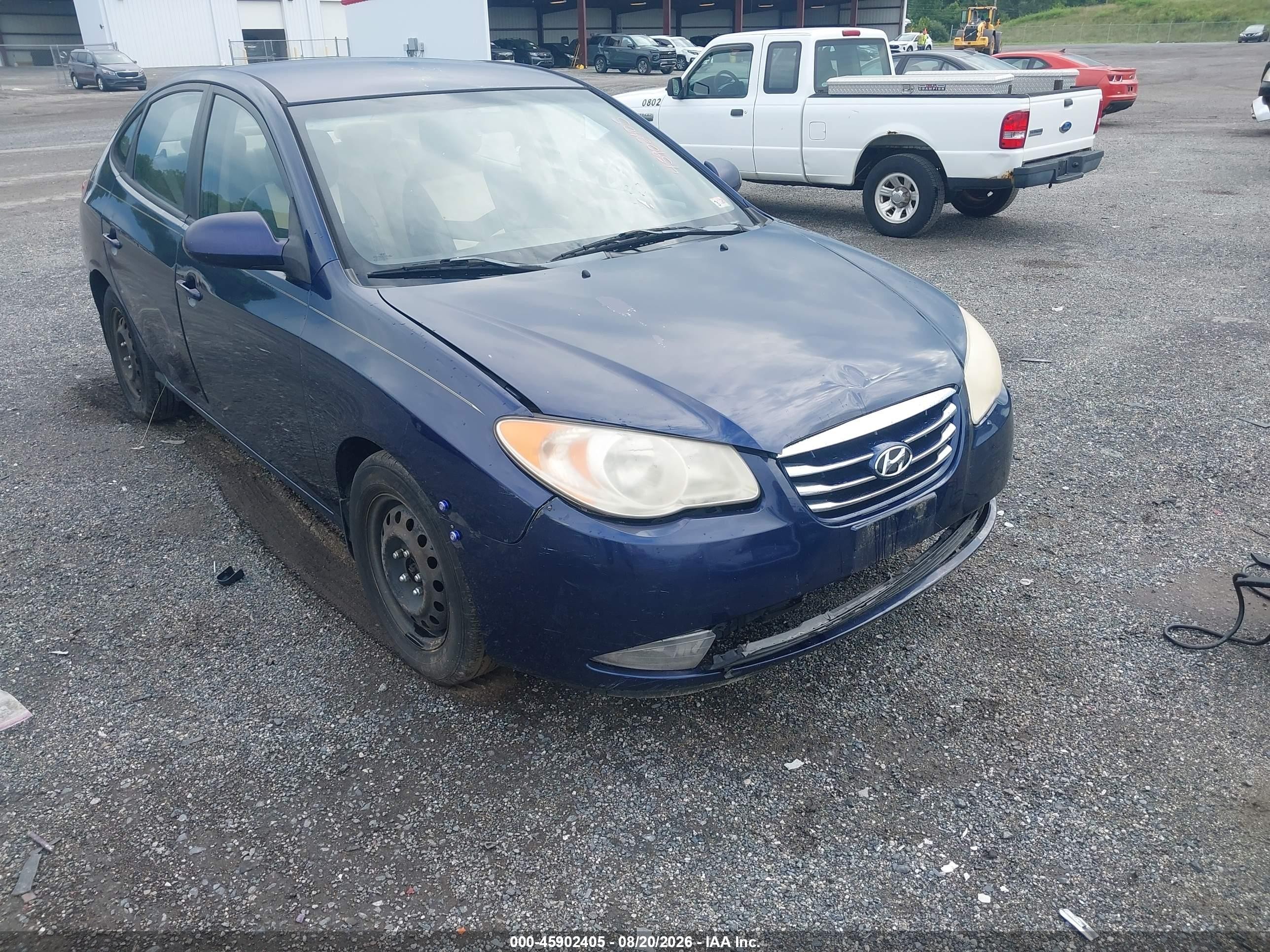 2010 Hyundai Elantra Gls Blue vin: KMHDU4AD0AU887278