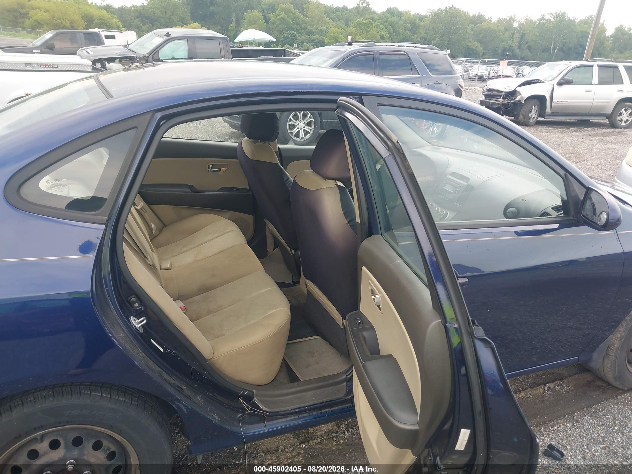 2010 Hyundai Elantra Gls Blue vin: KMHDU4AD0AU887278