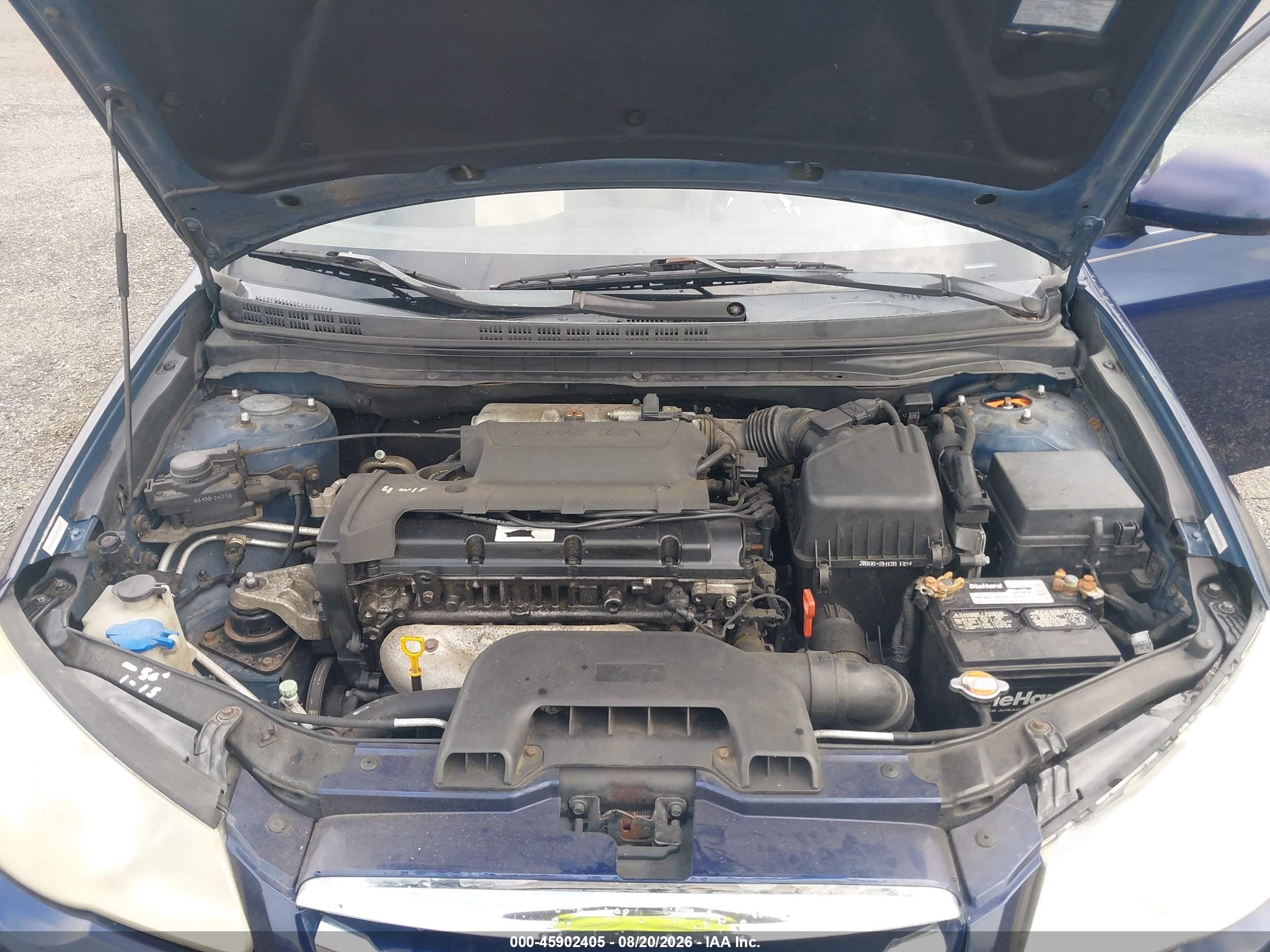 2010 Hyundai Elantra Gls Blue vin: KMHDU4AD0AU887278
