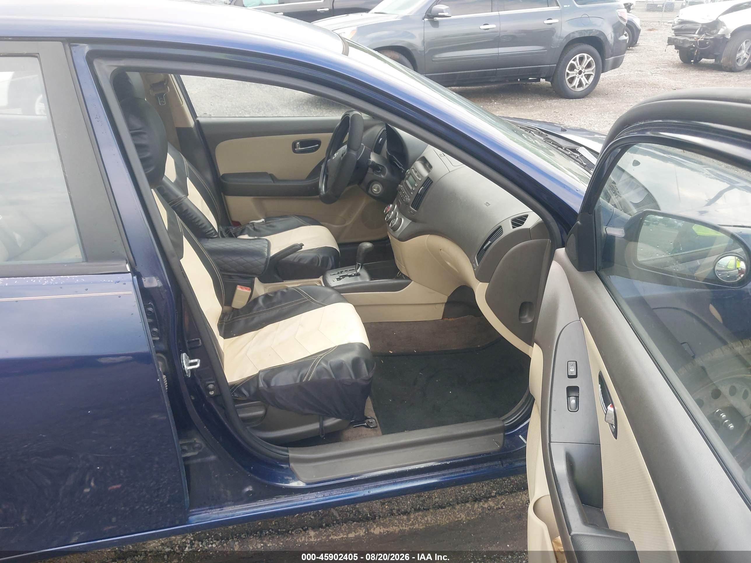 2010 Hyundai Elantra Gls Blue vin: KMHDU4AD0AU887278