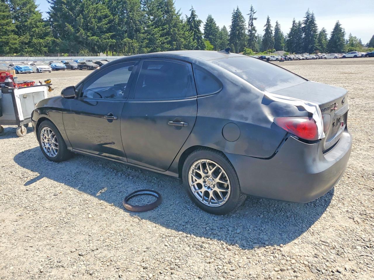 2010 Hyundai Elantra Gls Black vin: KMHDU4AD0AU888995