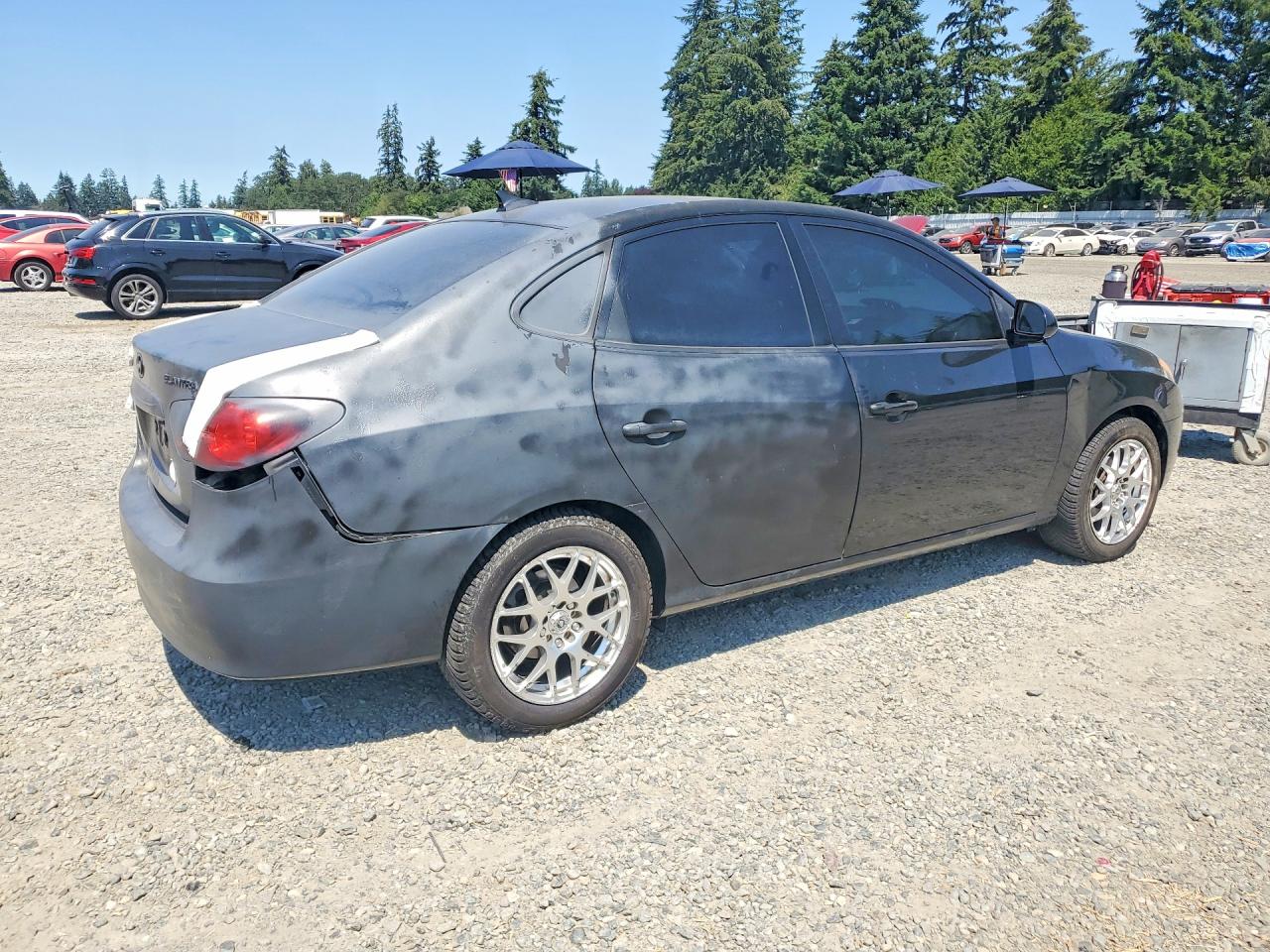 2010 Hyundai Elantra Gls Black vin: KMHDU4AD0AU888995