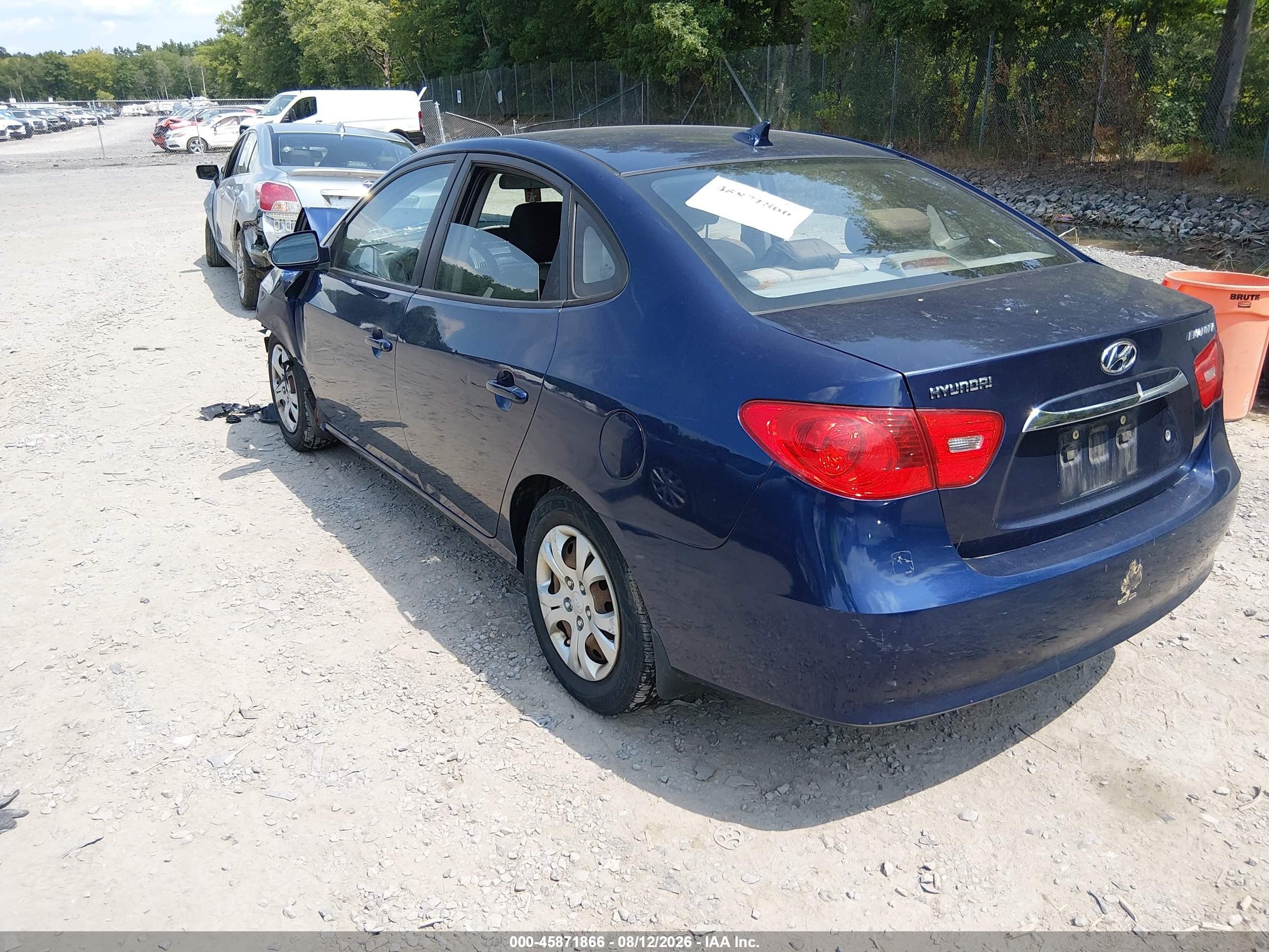2010 Hyundai Elantra Gls Dark Blue vin: KMHDU4AD0AU907920