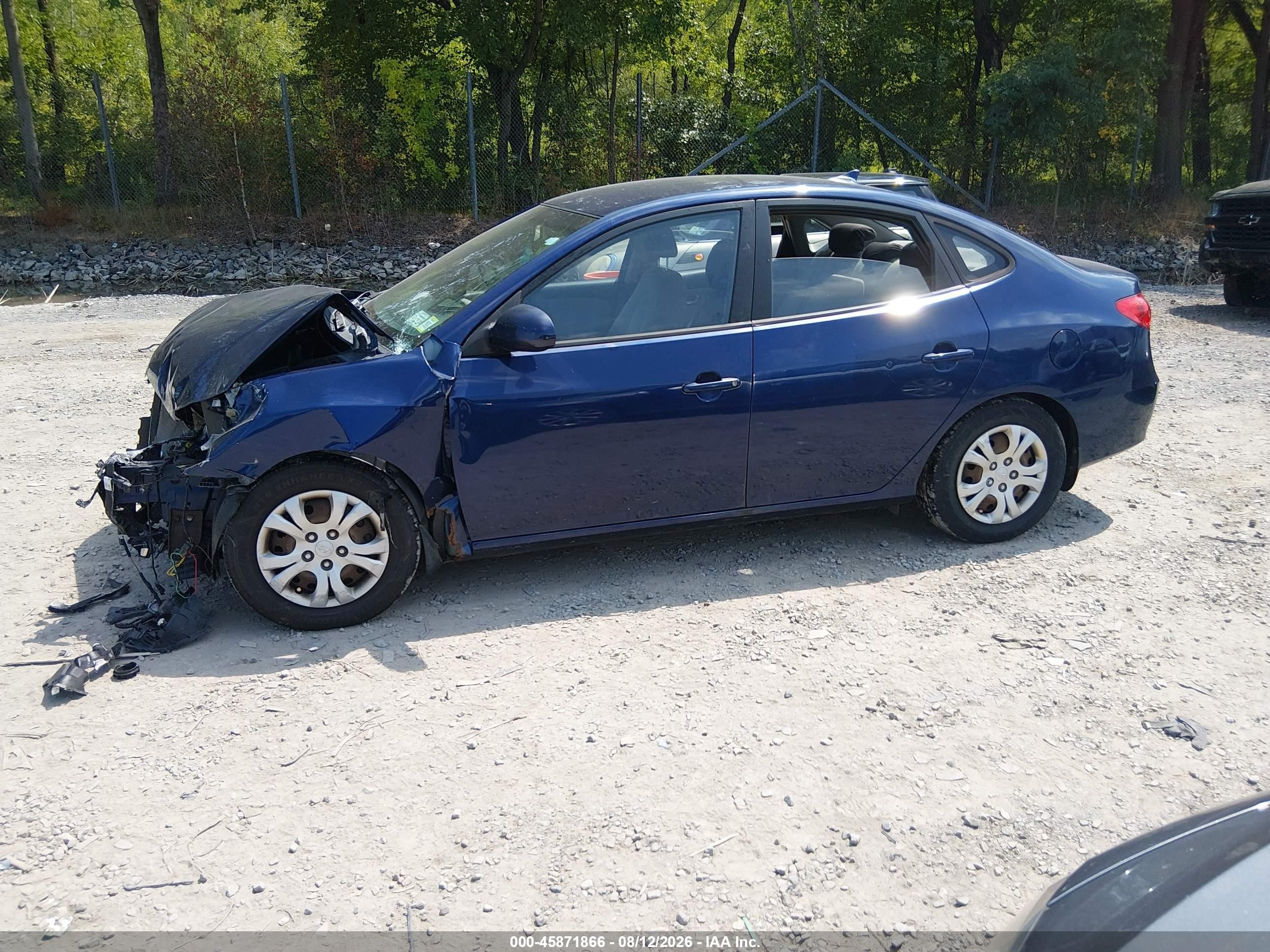 2010 Hyundai Elantra Gls Dark Blue vin: KMHDU4AD0AU907920