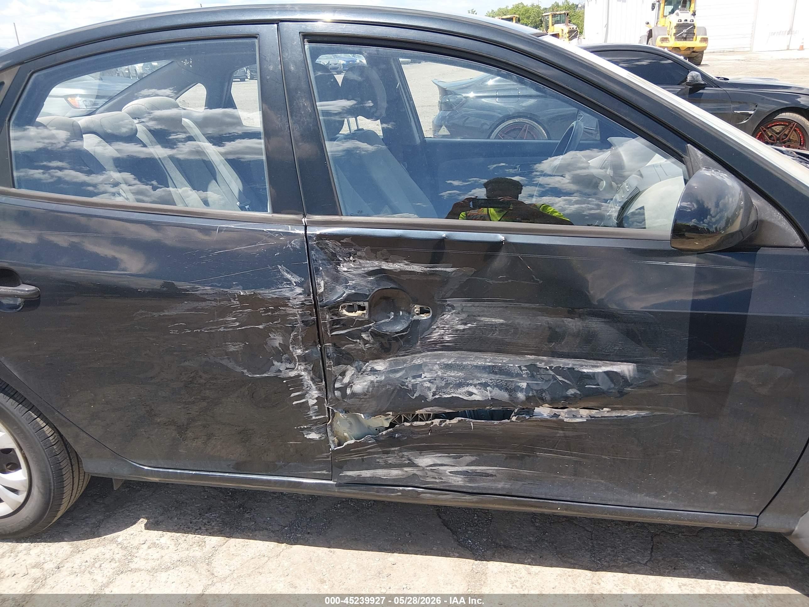2010 Hyundai Elantra Gls Black vin: KMHDU4AD0AU917413