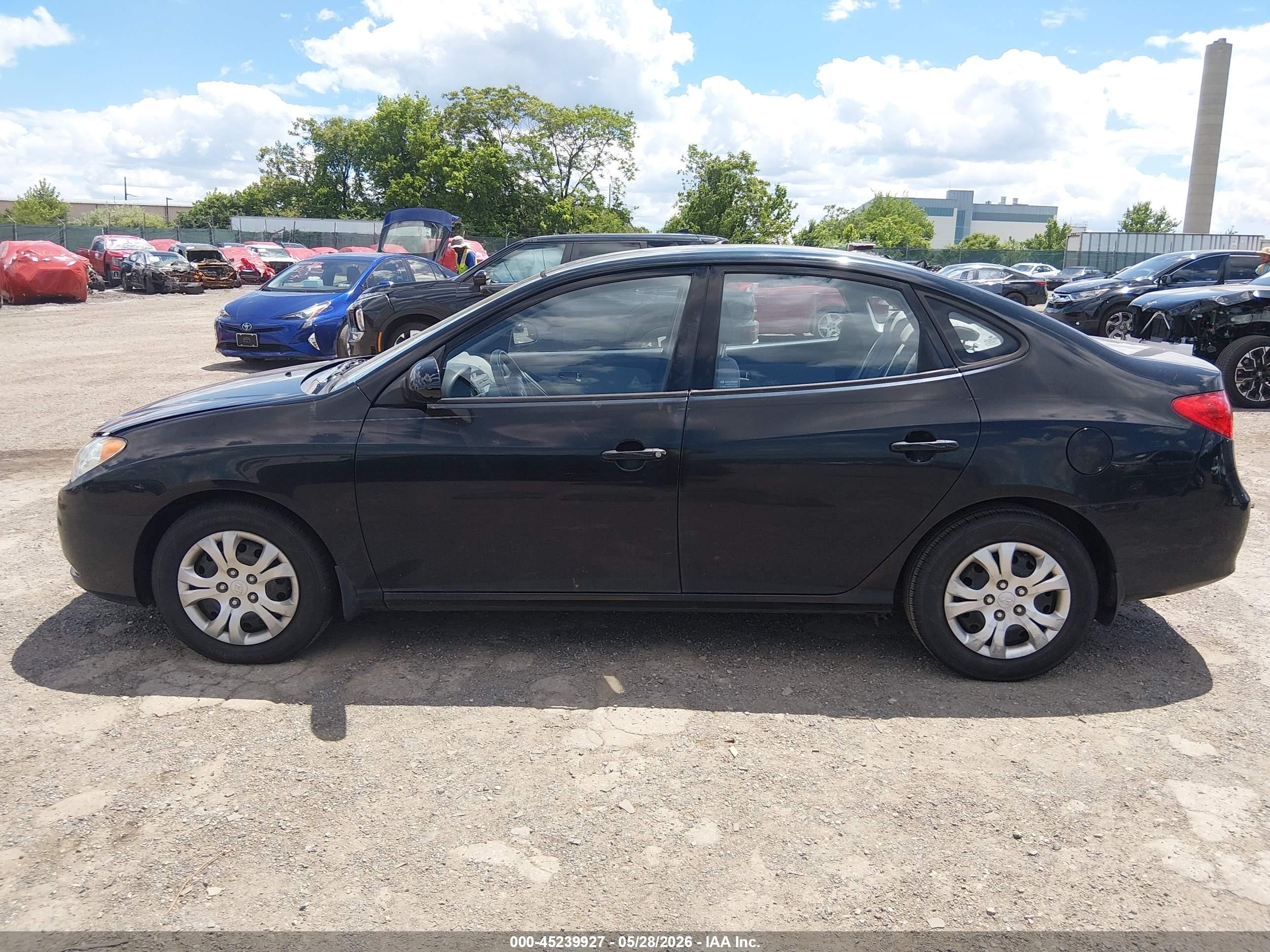 2010 Hyundai Elantra Gls Black vin: KMHDU4AD0AU917413