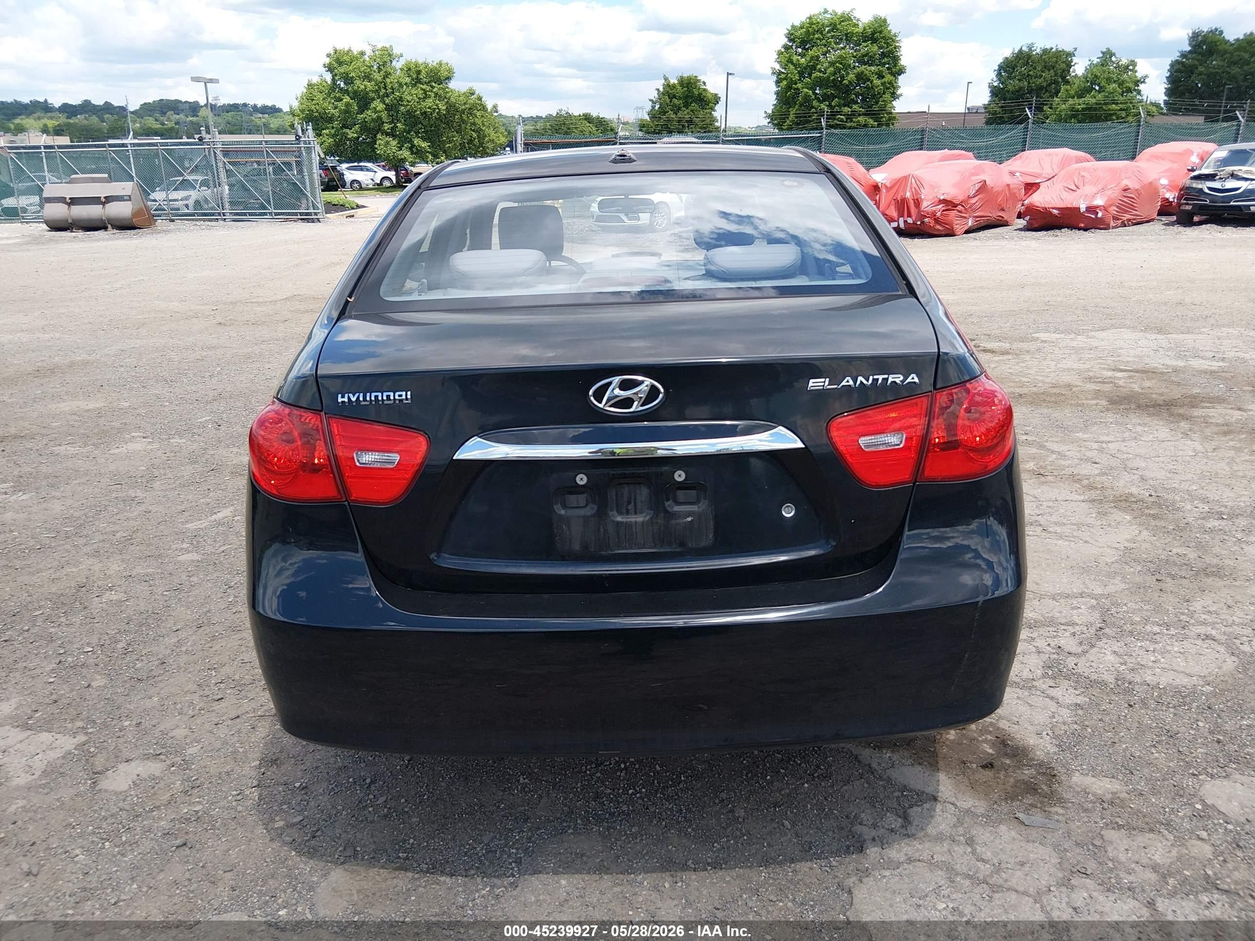 2010 Hyundai Elantra Gls Black vin: KMHDU4AD0AU917413