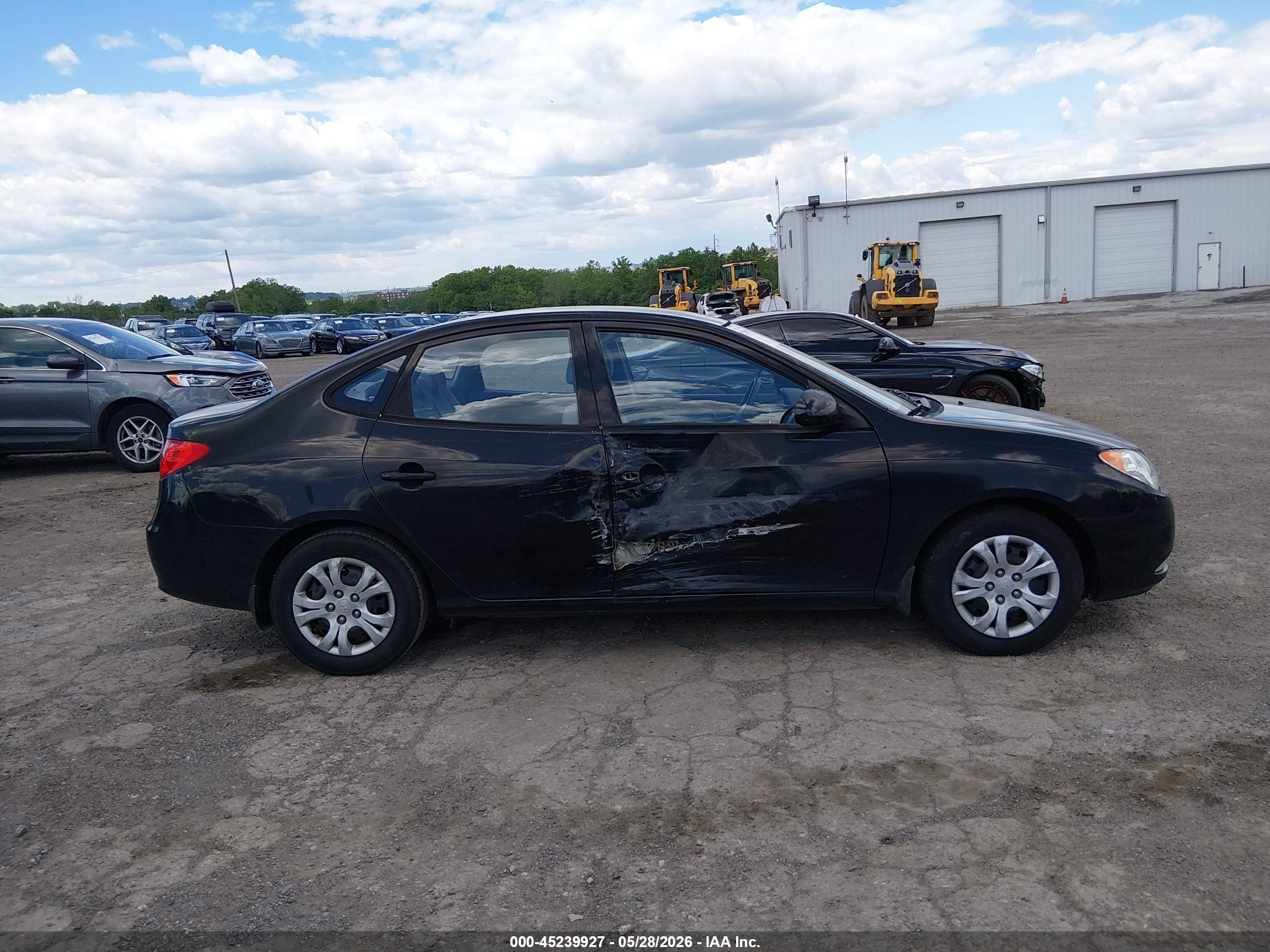 2010 Hyundai Elantra Gls Black vin: KMHDU4AD0AU917413