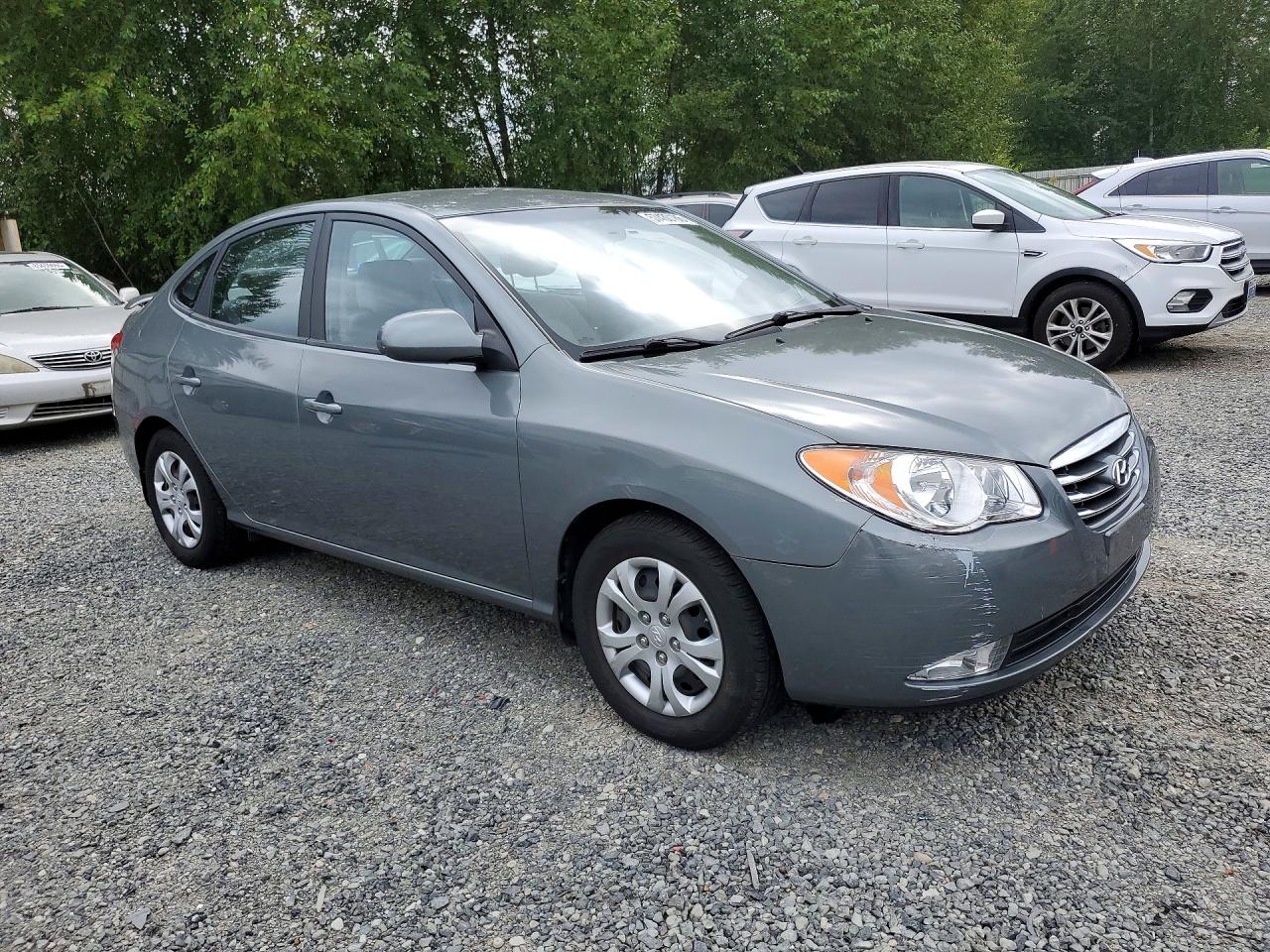 2010 Hyundai Elantra Gls Gray vin: KMHDU4AD0AU956048