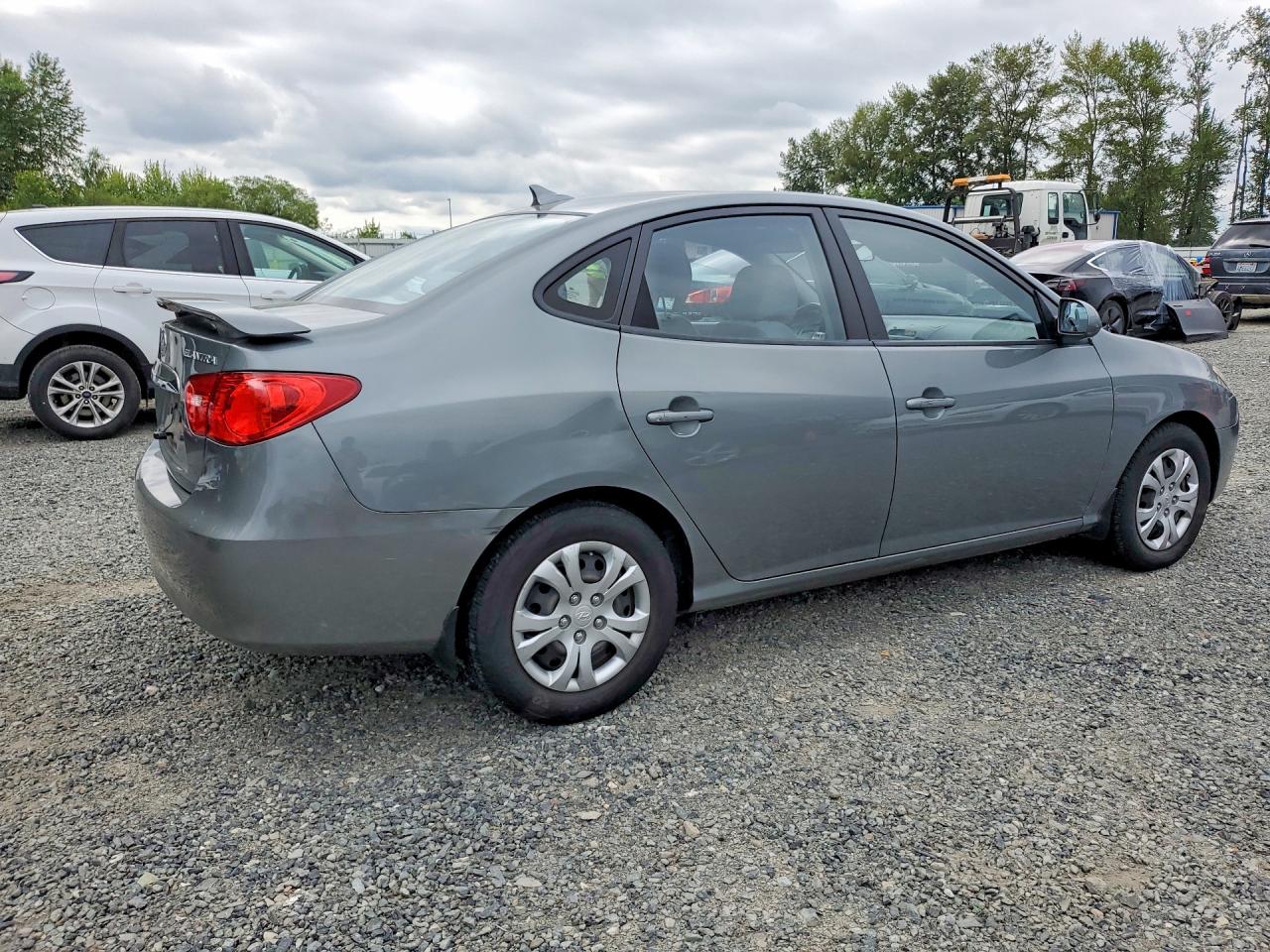 2010 Hyundai Elantra Gls Gray vin: KMHDU4AD0AU956048