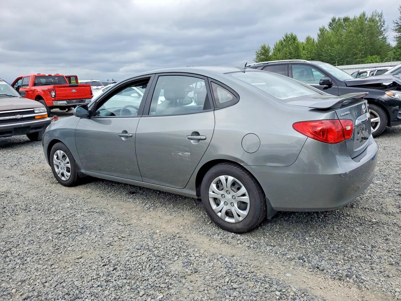 2010 Hyundai Elantra Gls Gray vin: KMHDU4AD0AU956048