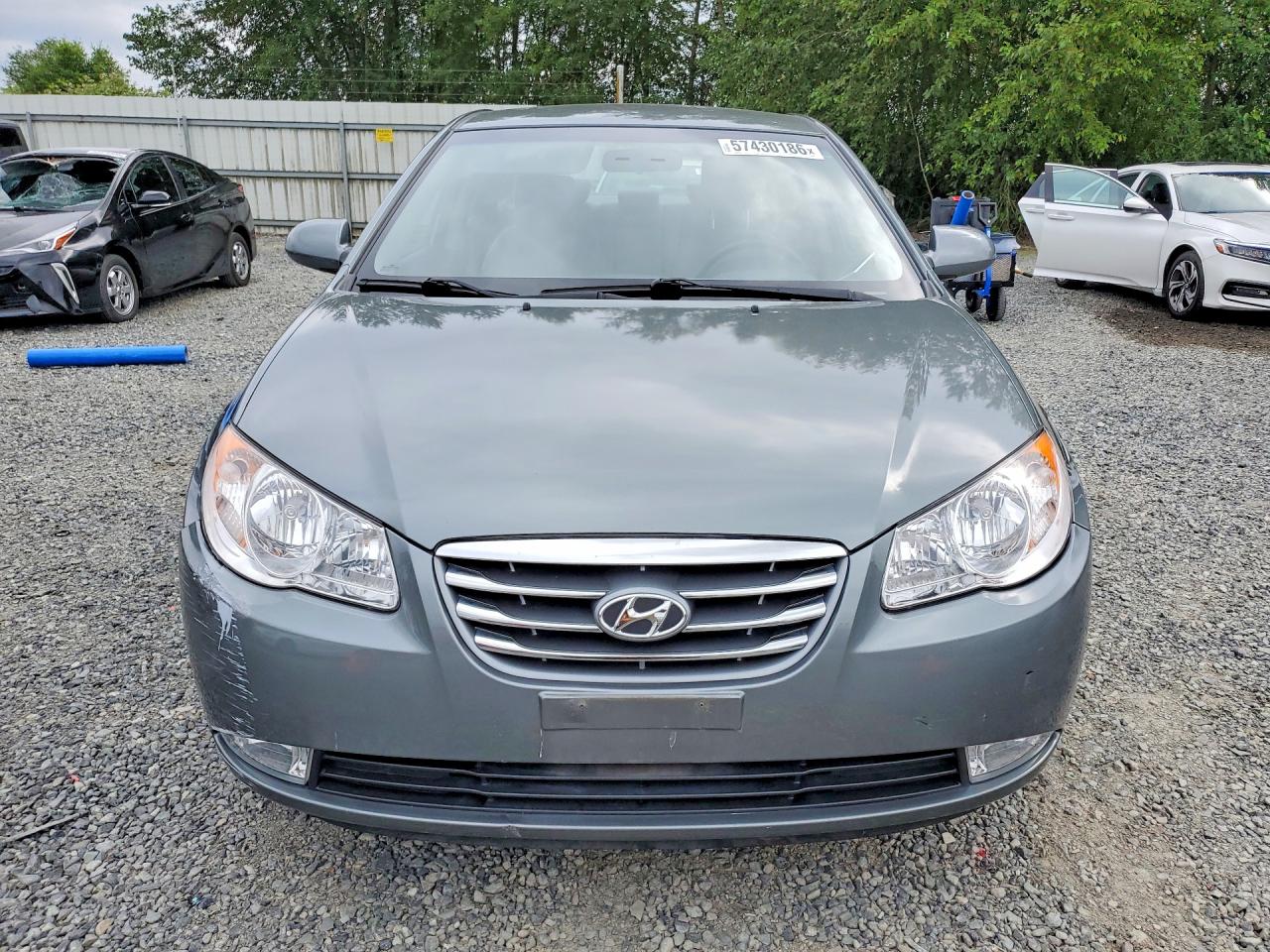 2010 Hyundai Elantra Gls Gray vin: KMHDU4AD0AU956048