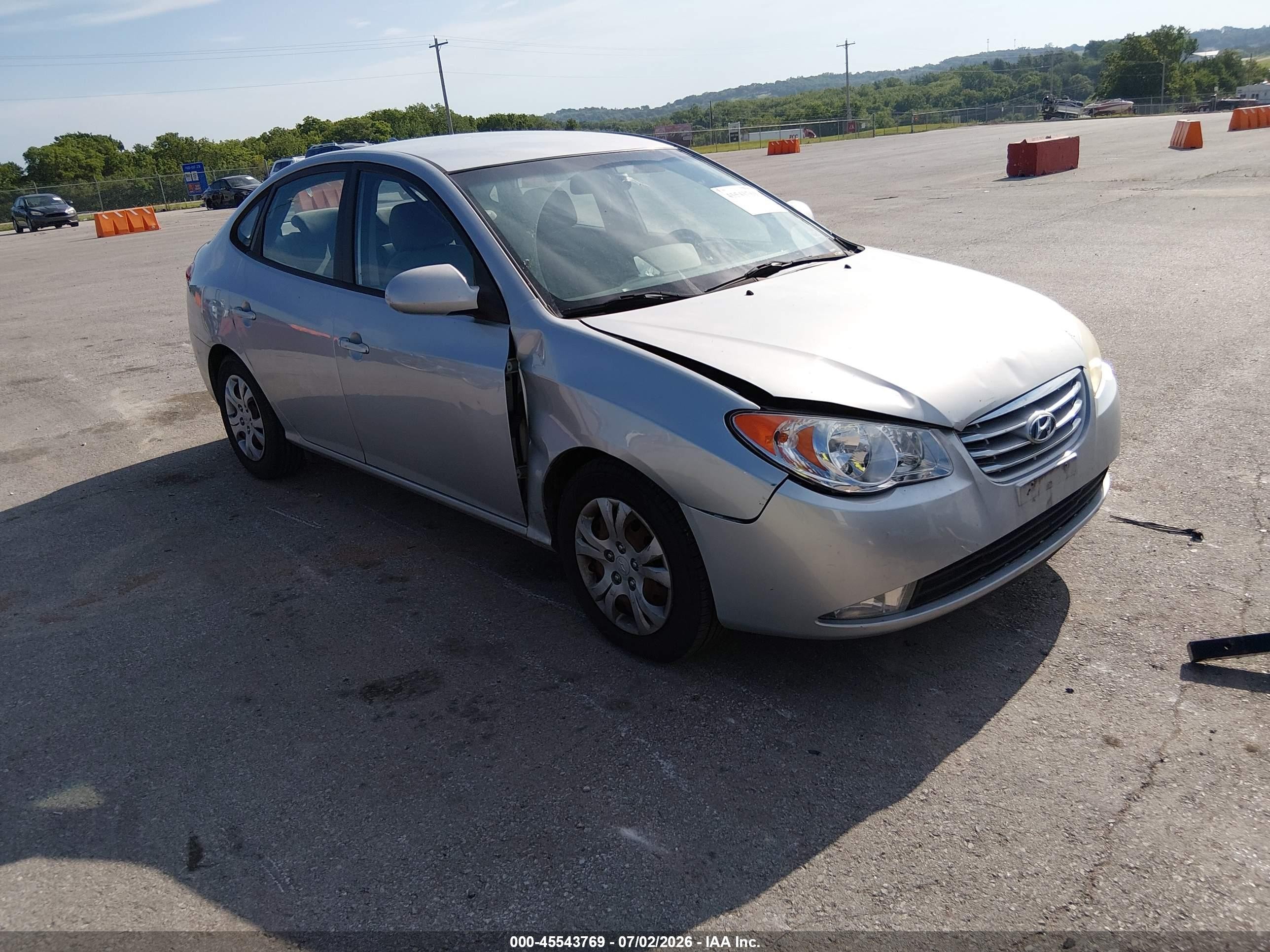 2010 Hyundai Elantra Gls Silver vin: KMHDU4AD0AU964599