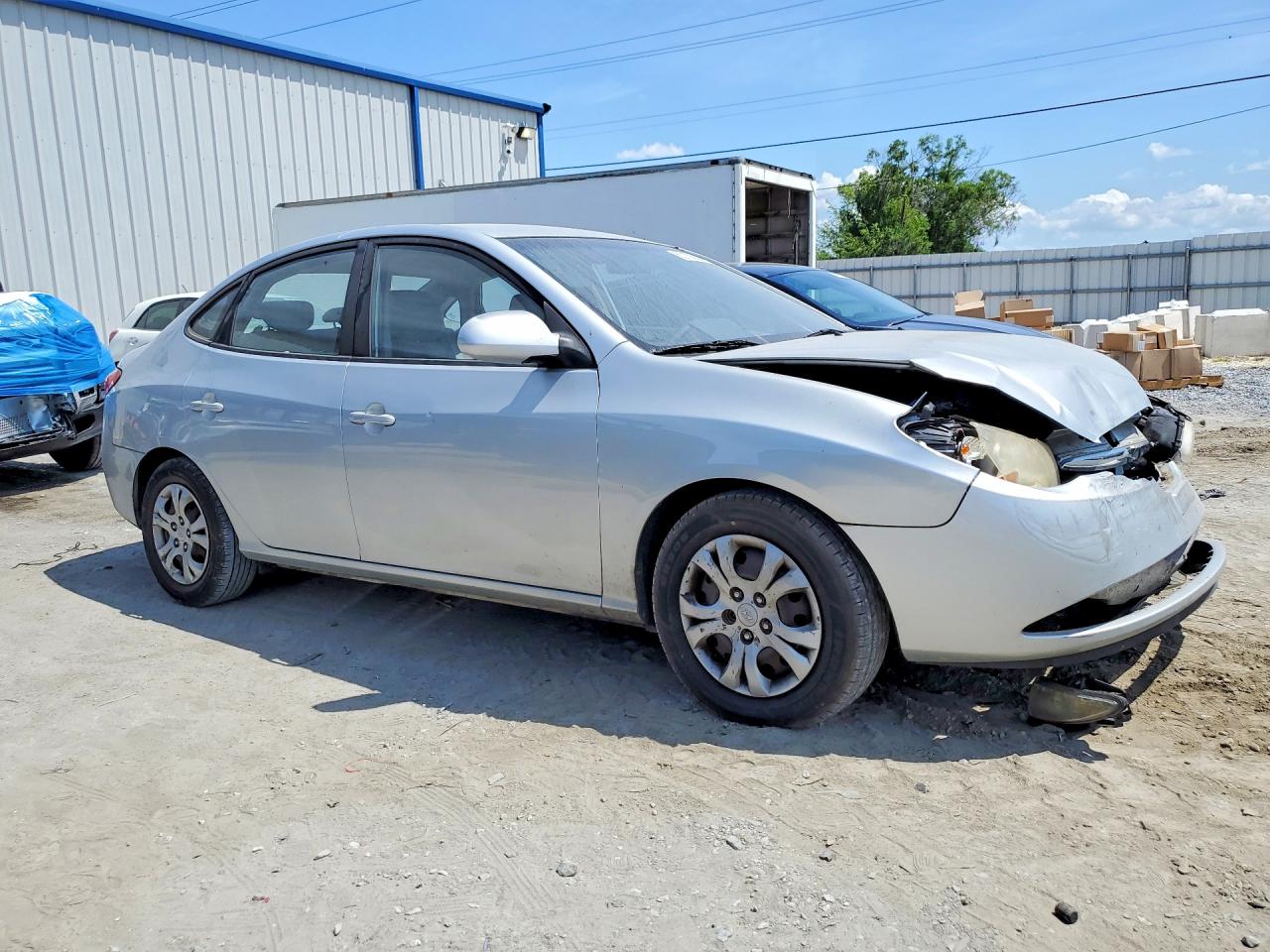 2010 Hyundai Elantra Gls Silver vin: KMHDU4AD0AU972444