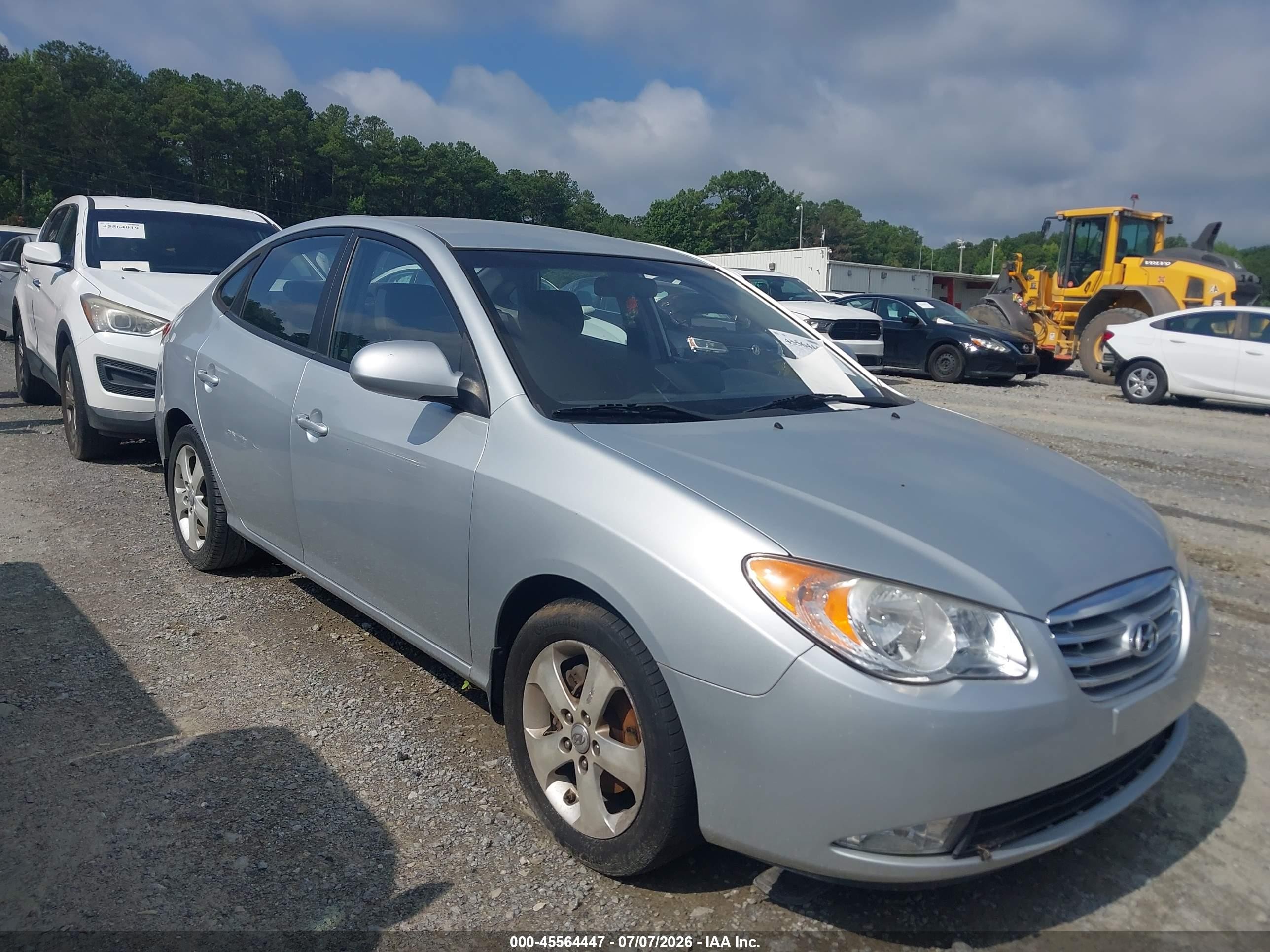 2010 Hyundai Elantra Se Silver vin: KMHDU4AD0AU999577