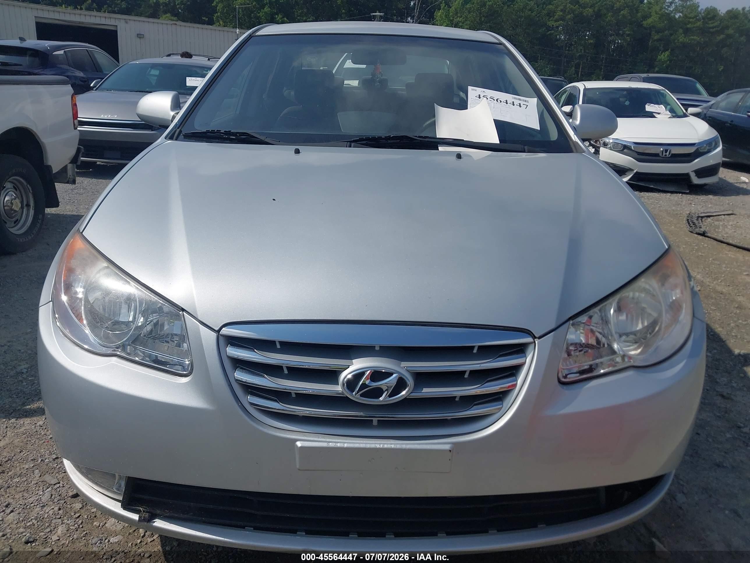 2010 Hyundai Elantra Se Silver vin: KMHDU4AD0AU999577