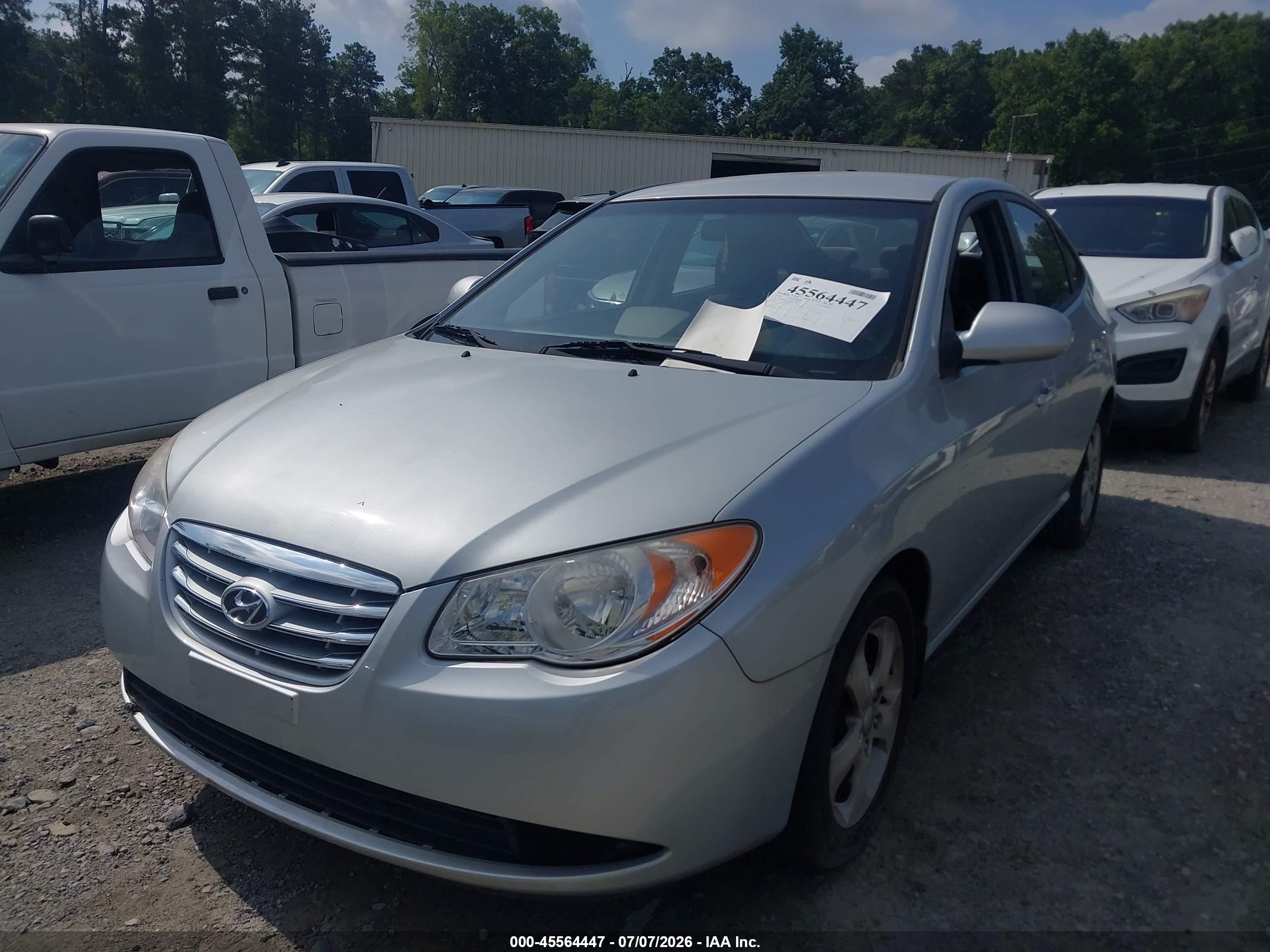2010 Hyundai Elantra Se Silver vin: KMHDU4AD0AU999577