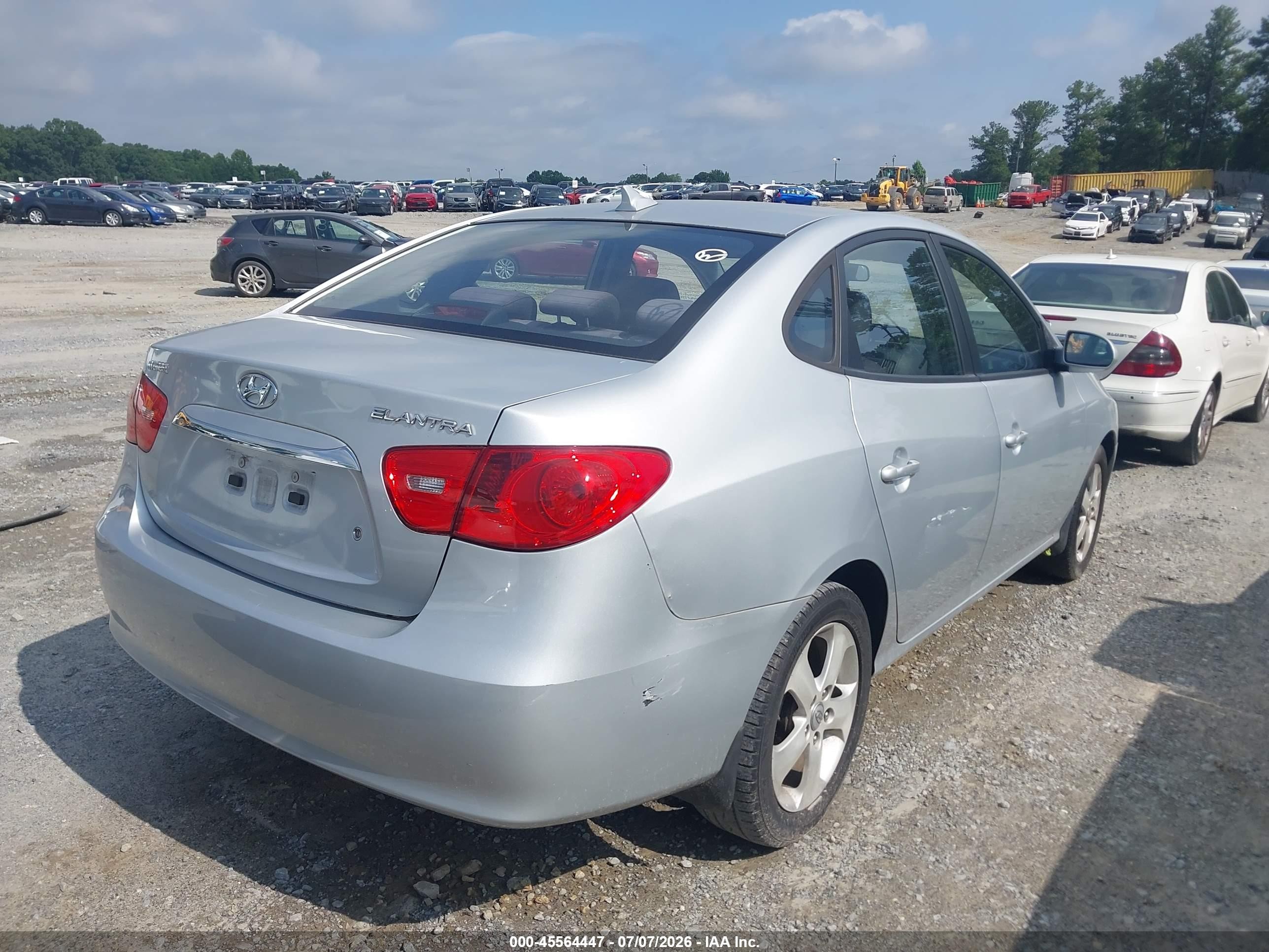 2010 Hyundai Elantra Se Silver vin: KMHDU4AD0AU999577