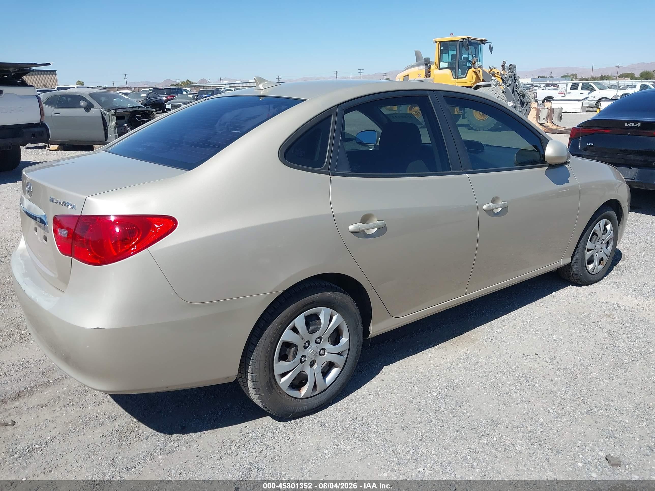 2010 Hyundai Elantra Gls Gold vin: KMHDU4AD1AU083040