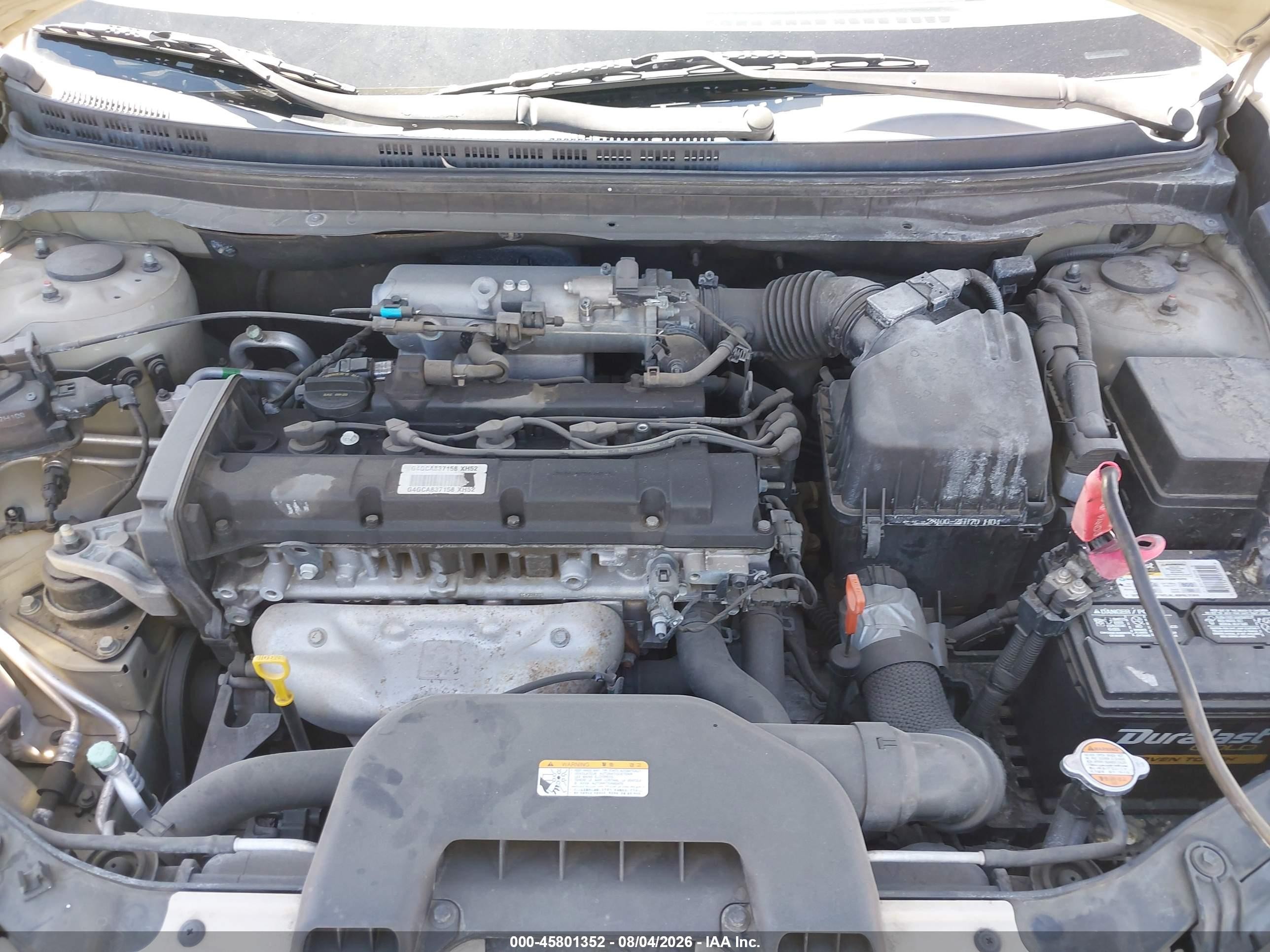 2010 Hyundai Elantra Gls Gold vin: KMHDU4AD1AU083040