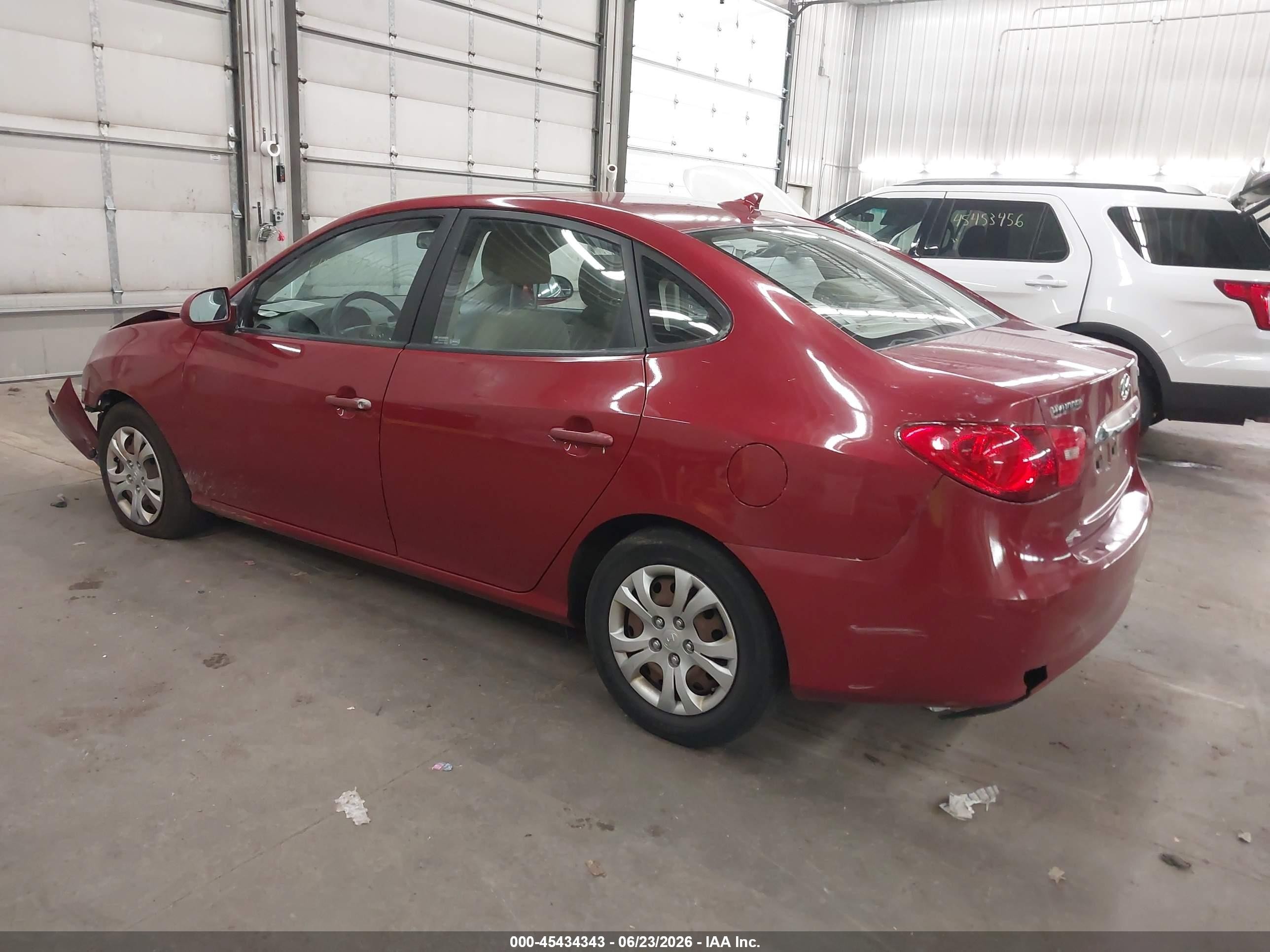 2010 Hyundai Elantra Gls Red vin: KMHDU4AD1AU099027