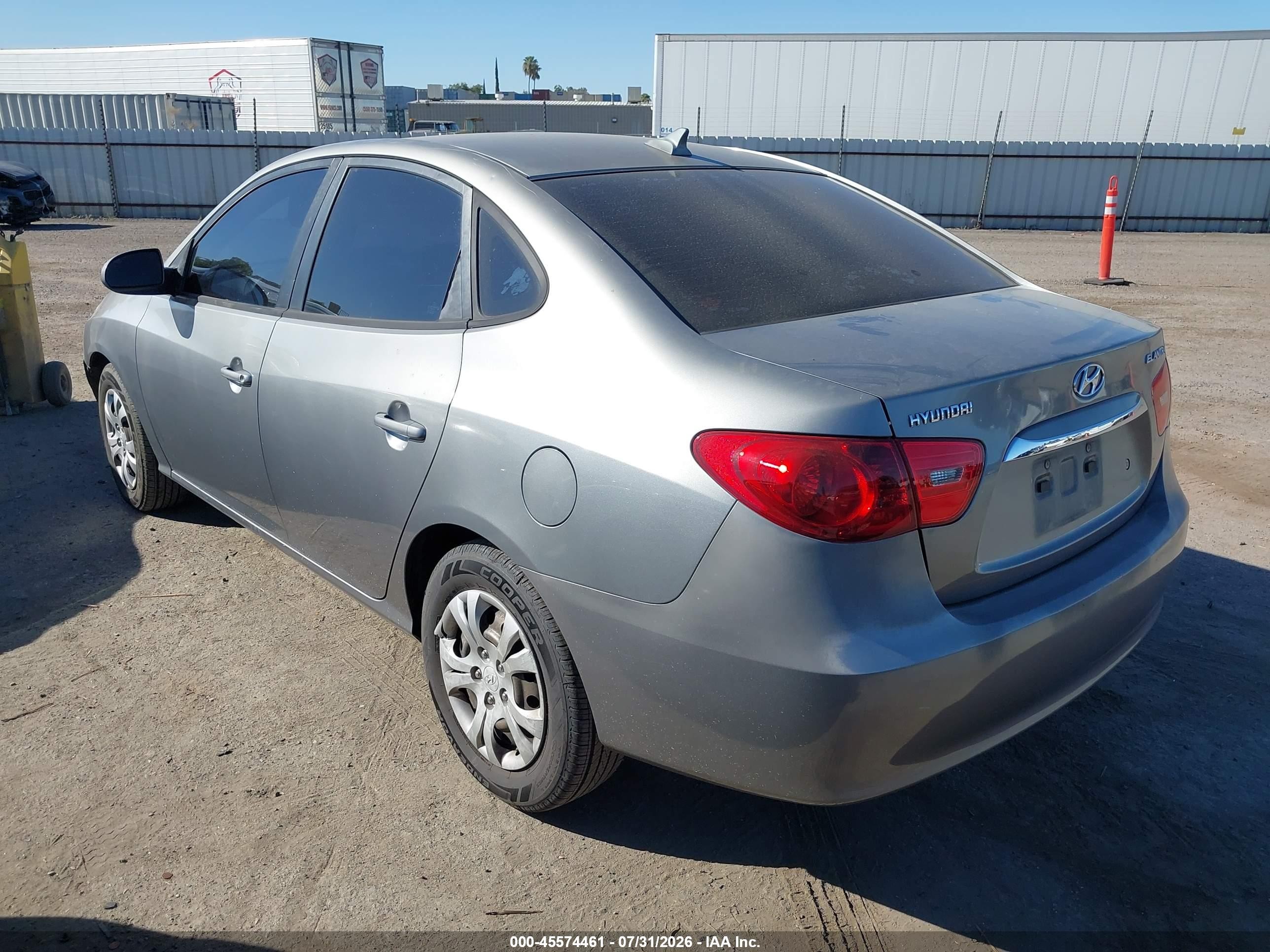 2010 Hyundai Elantra Gls Gray vin: KMHDU4AD1AU129093
