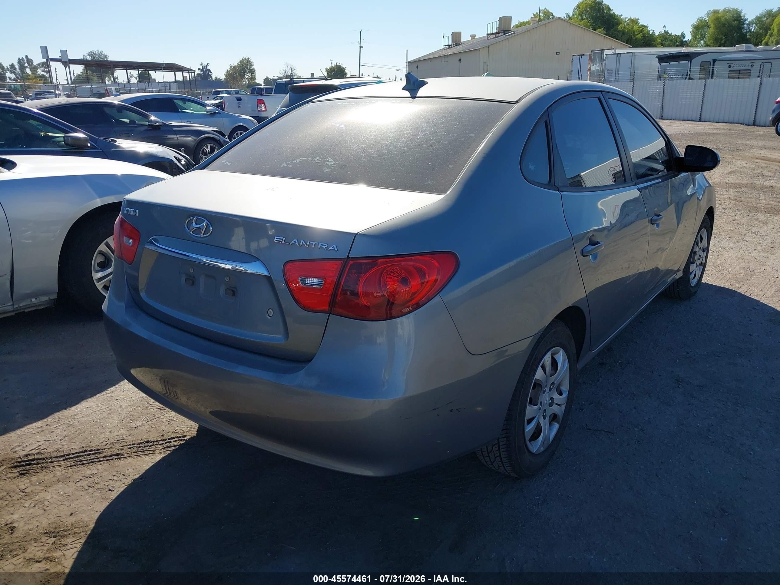 2010 Hyundai Elantra Gls Gray vin: KMHDU4AD1AU129093
