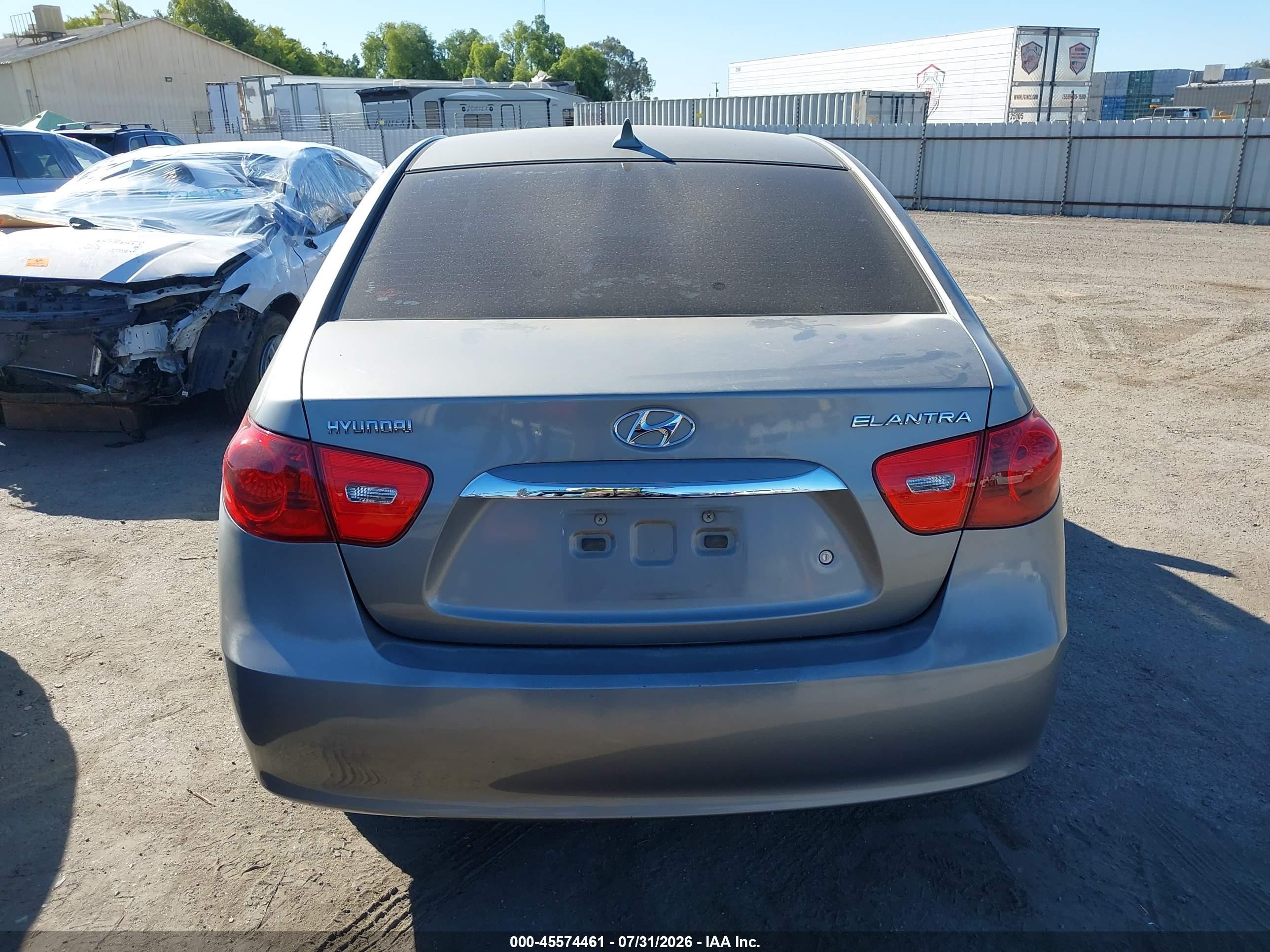 2010 Hyundai Elantra Gls Gray vin: KMHDU4AD1AU129093