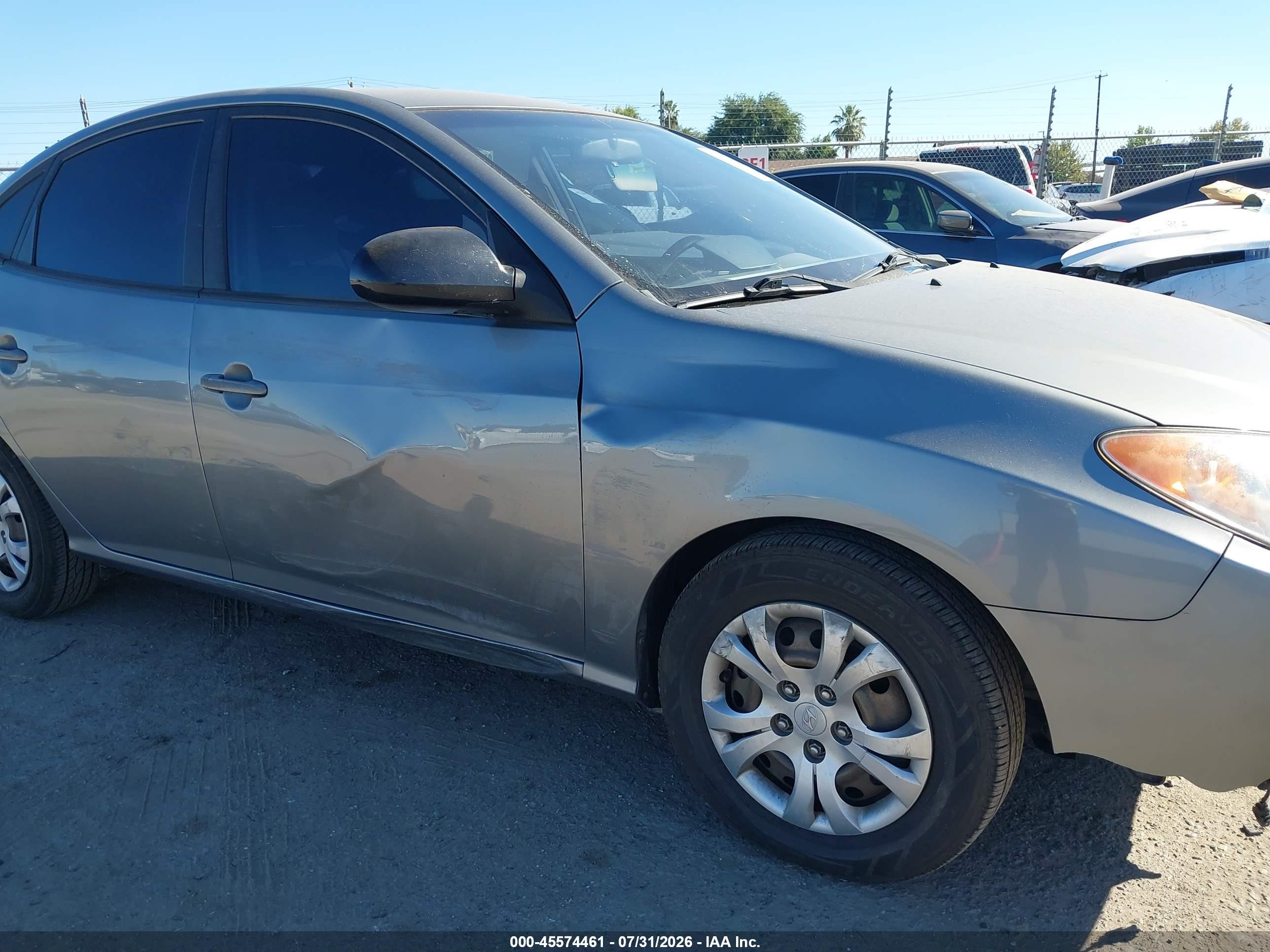 2010 Hyundai Elantra Gls Gray vin: KMHDU4AD1AU129093