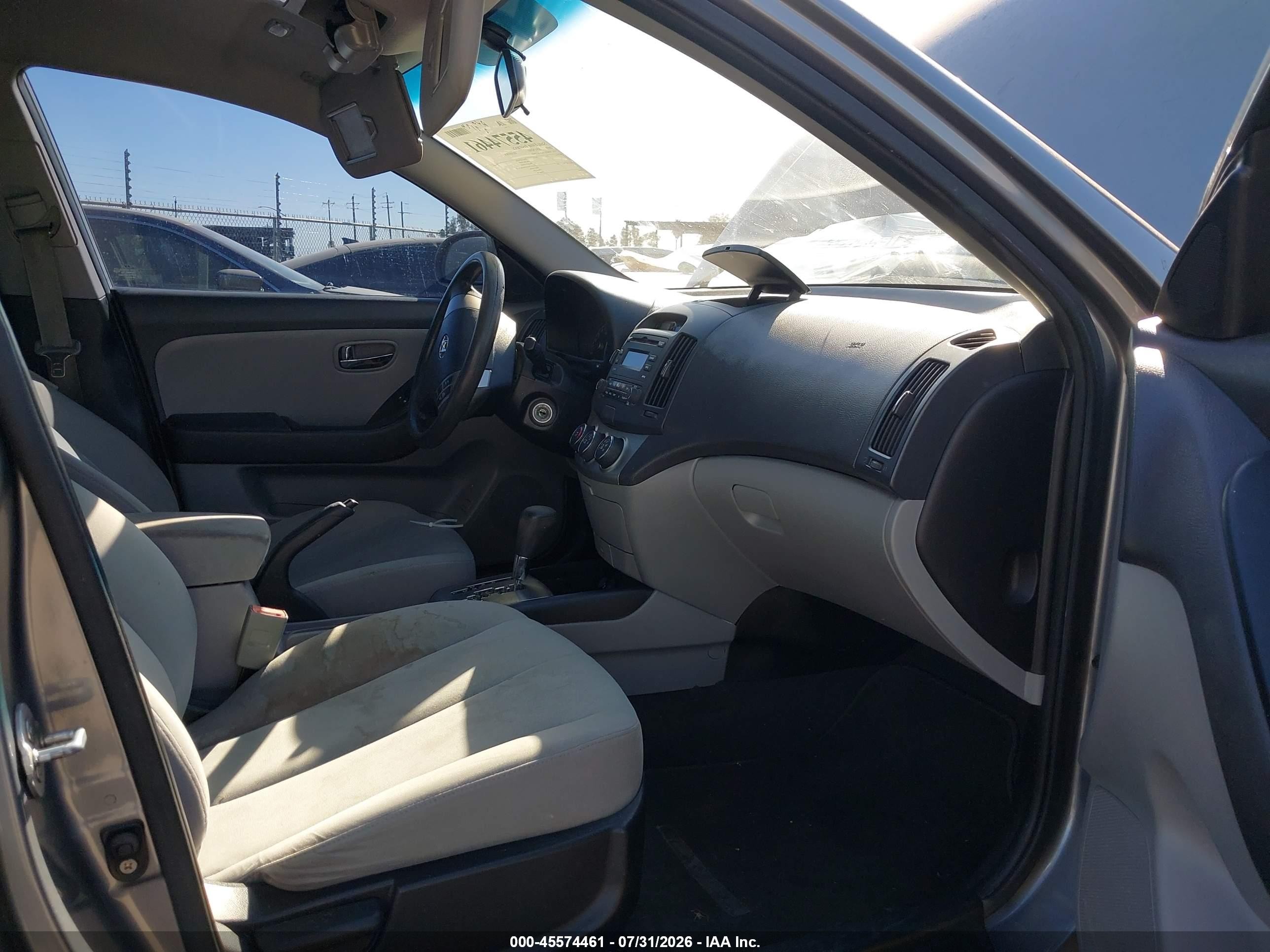 2010 Hyundai Elantra Gls Gray vin: KMHDU4AD1AU129093