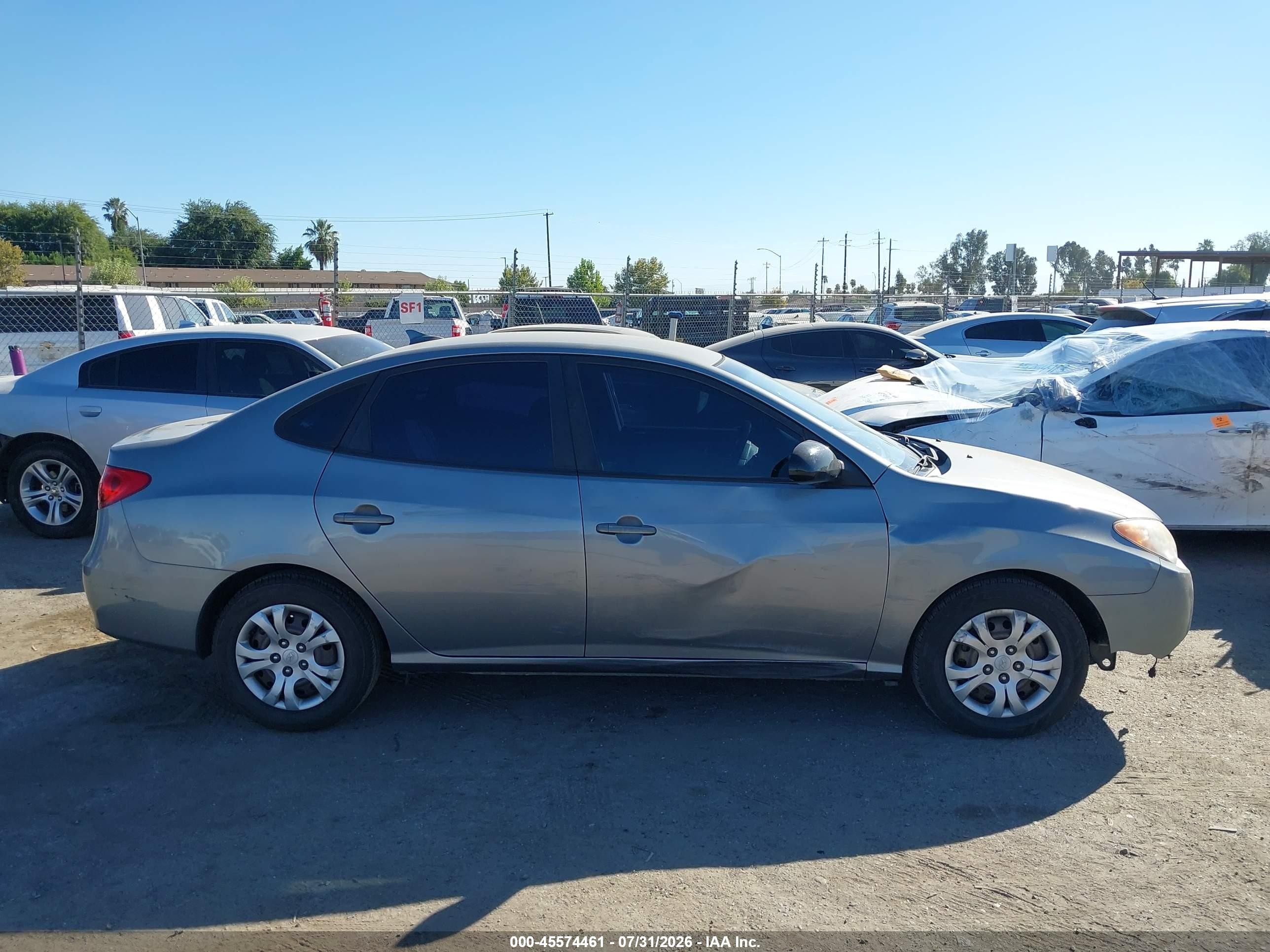 2010 Hyundai Elantra Gls Gray vin: KMHDU4AD1AU129093