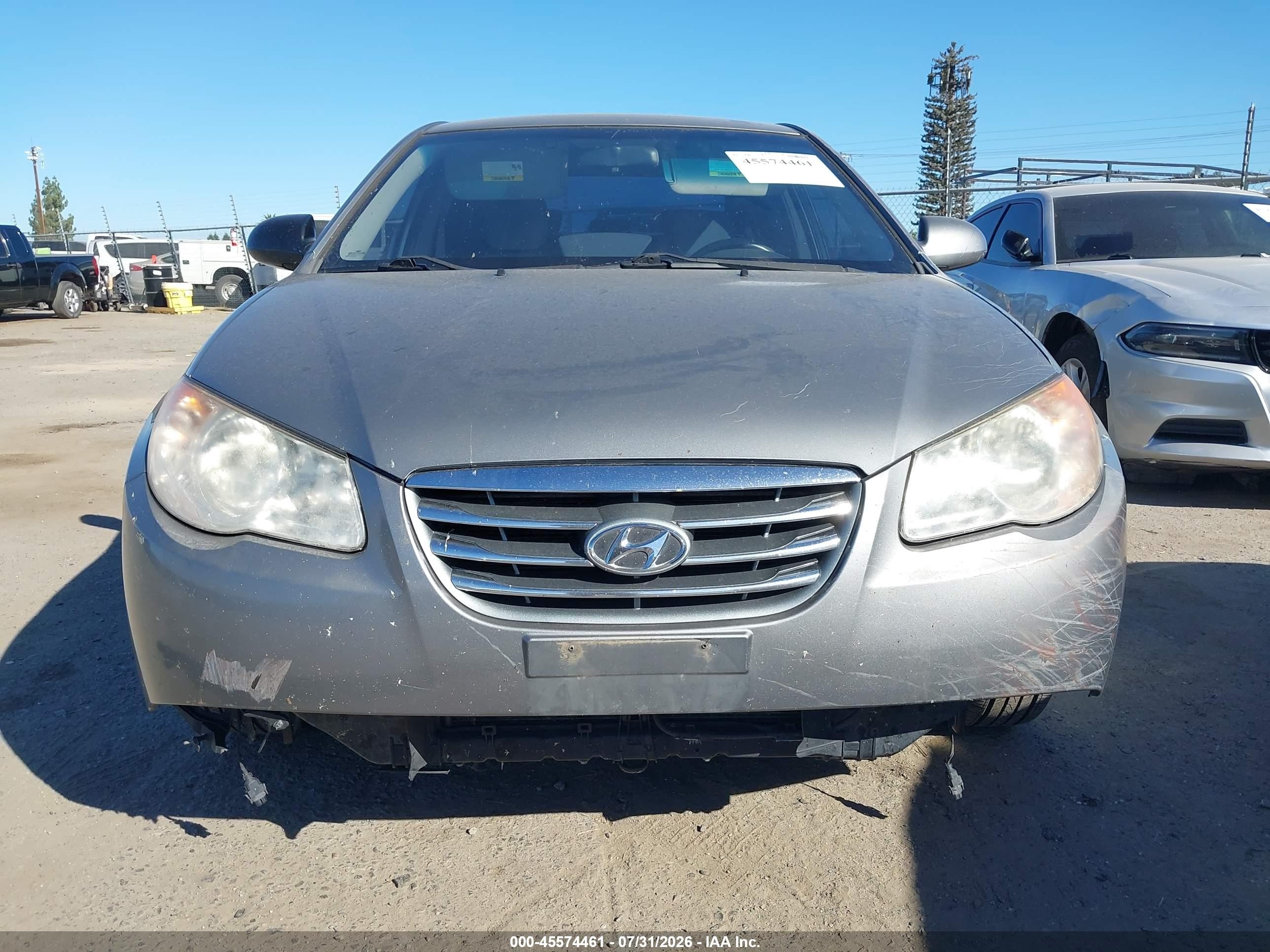 2010 Hyundai Elantra Gls Gray vin: KMHDU4AD1AU129093