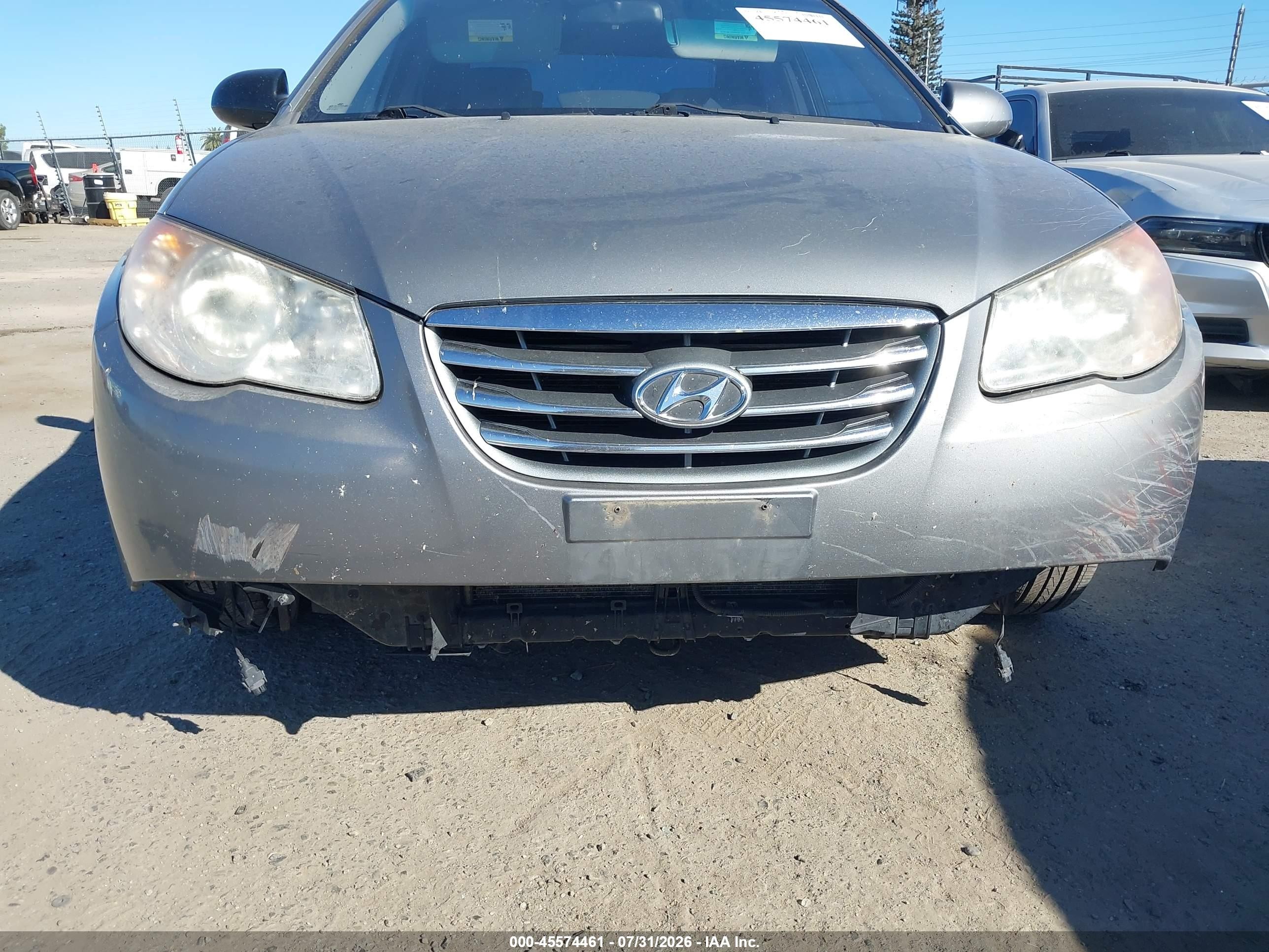 2010 Hyundai Elantra Gls Gray vin: KMHDU4AD1AU129093