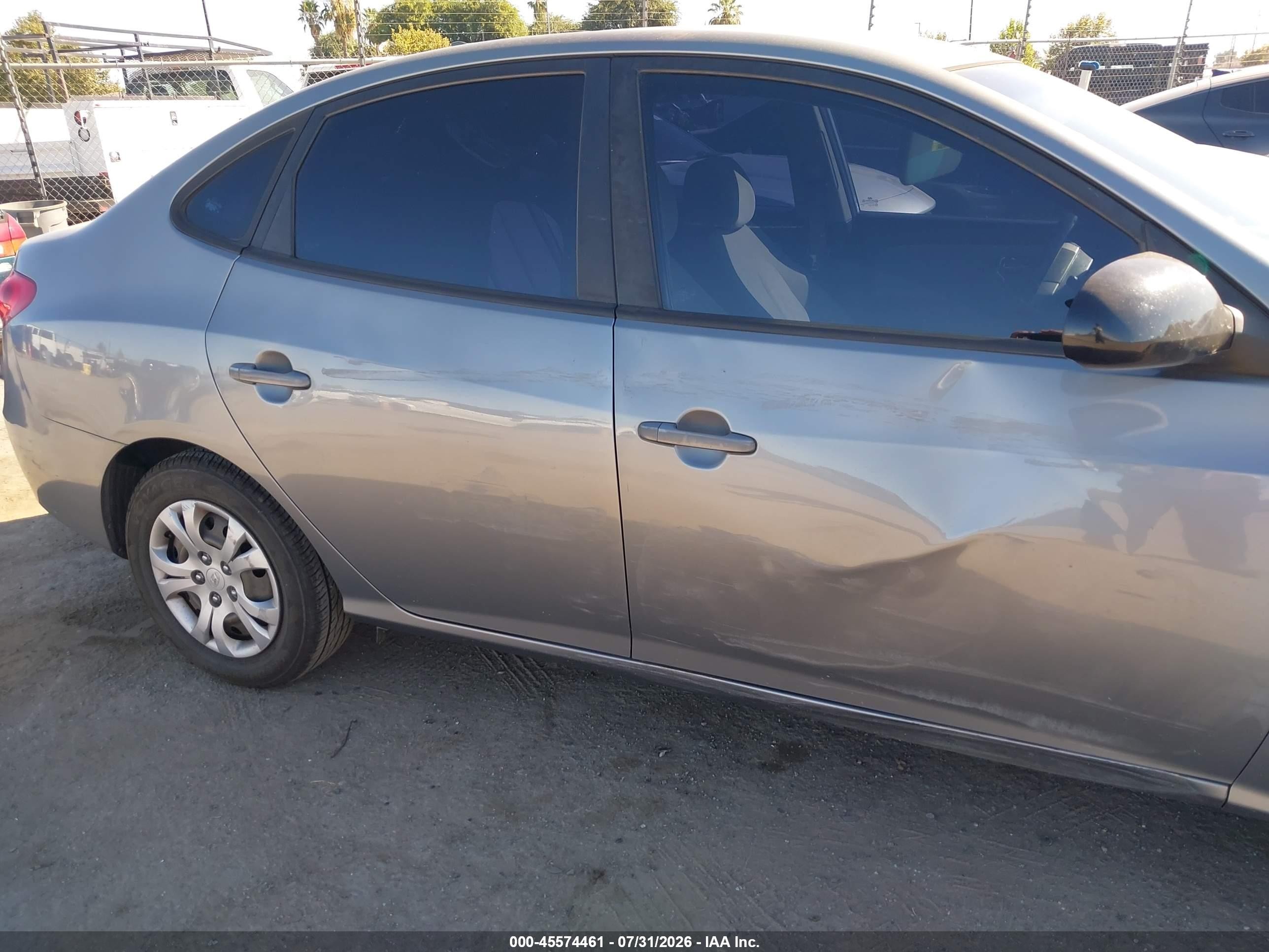 2010 Hyundai Elantra Gls Gray vin: KMHDU4AD1AU129093