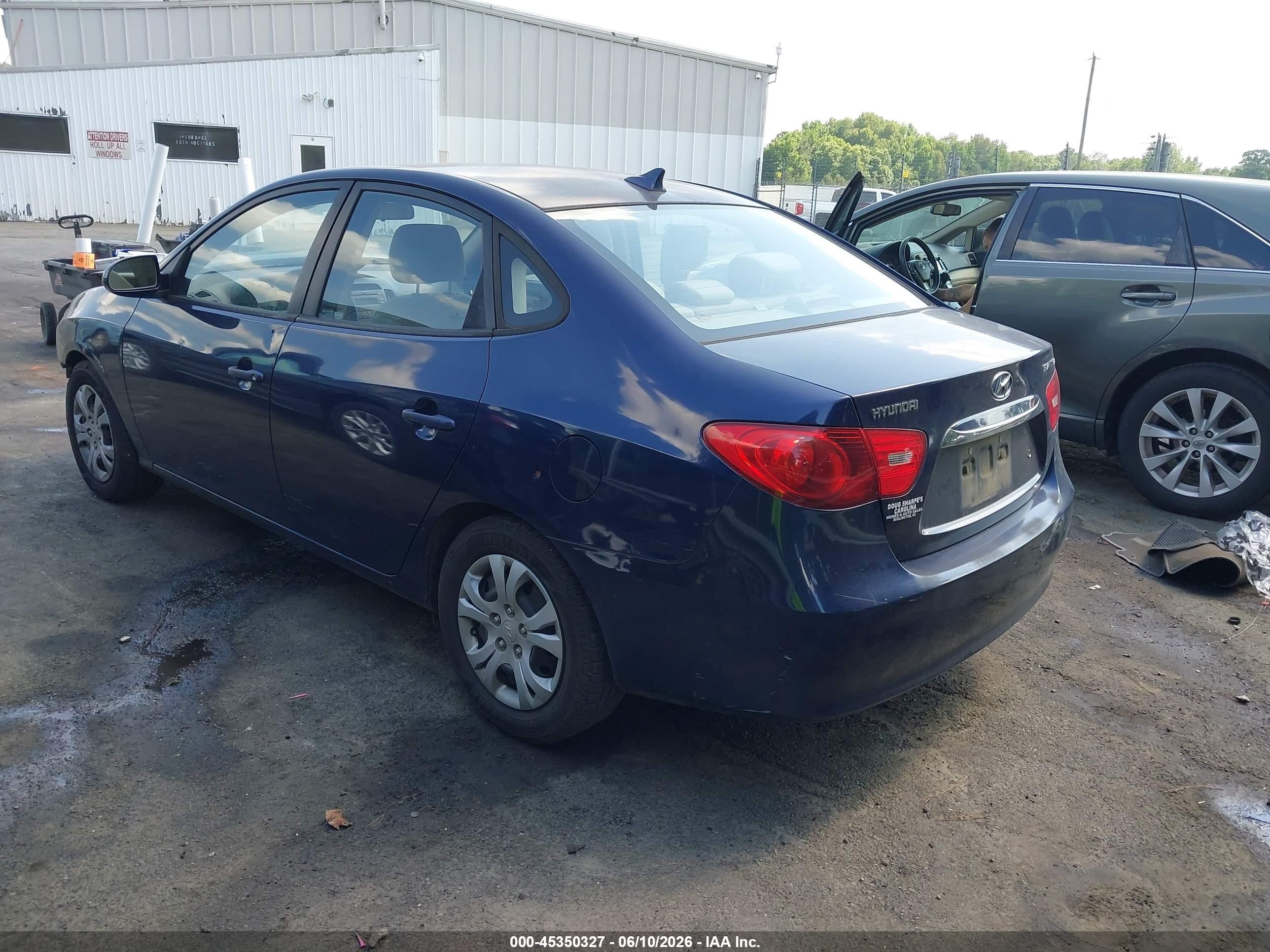 2010 Hyundai Elantra Gls Blue vin: KMHDU4AD1AU132298