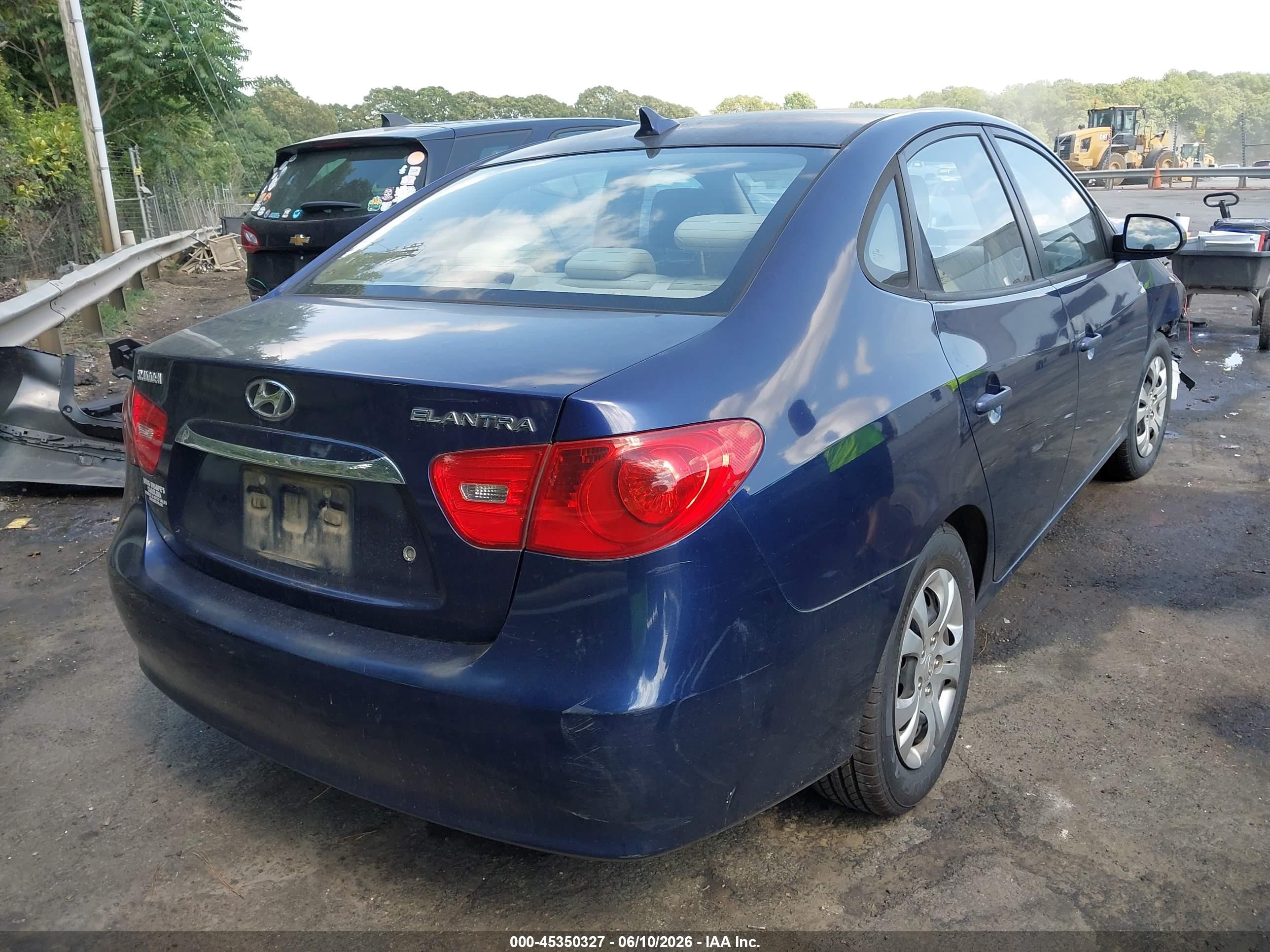 2010 Hyundai Elantra Gls Blue vin: KMHDU4AD1AU132298