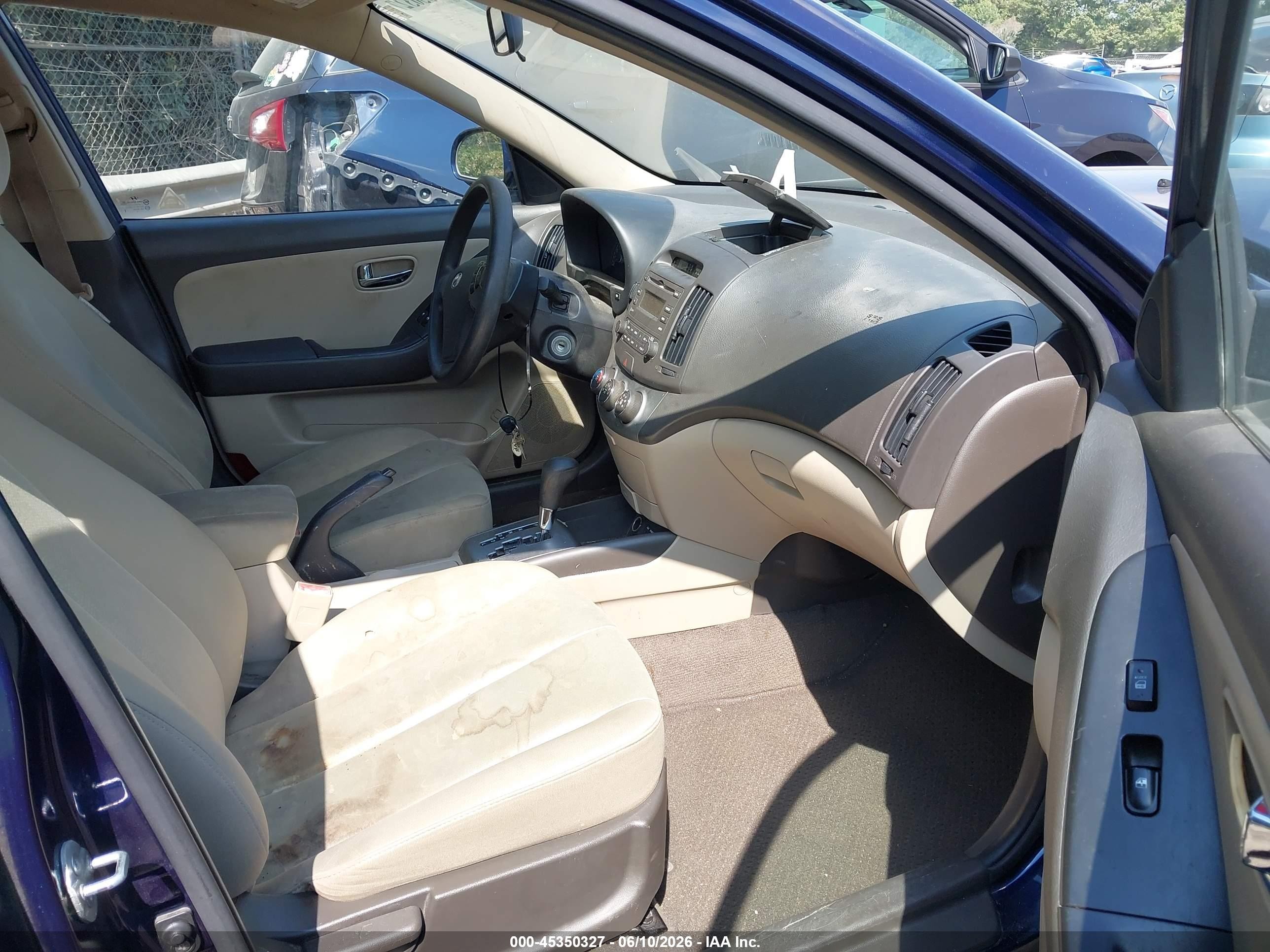 2010 Hyundai Elantra Gls Blue vin: KMHDU4AD1AU132298