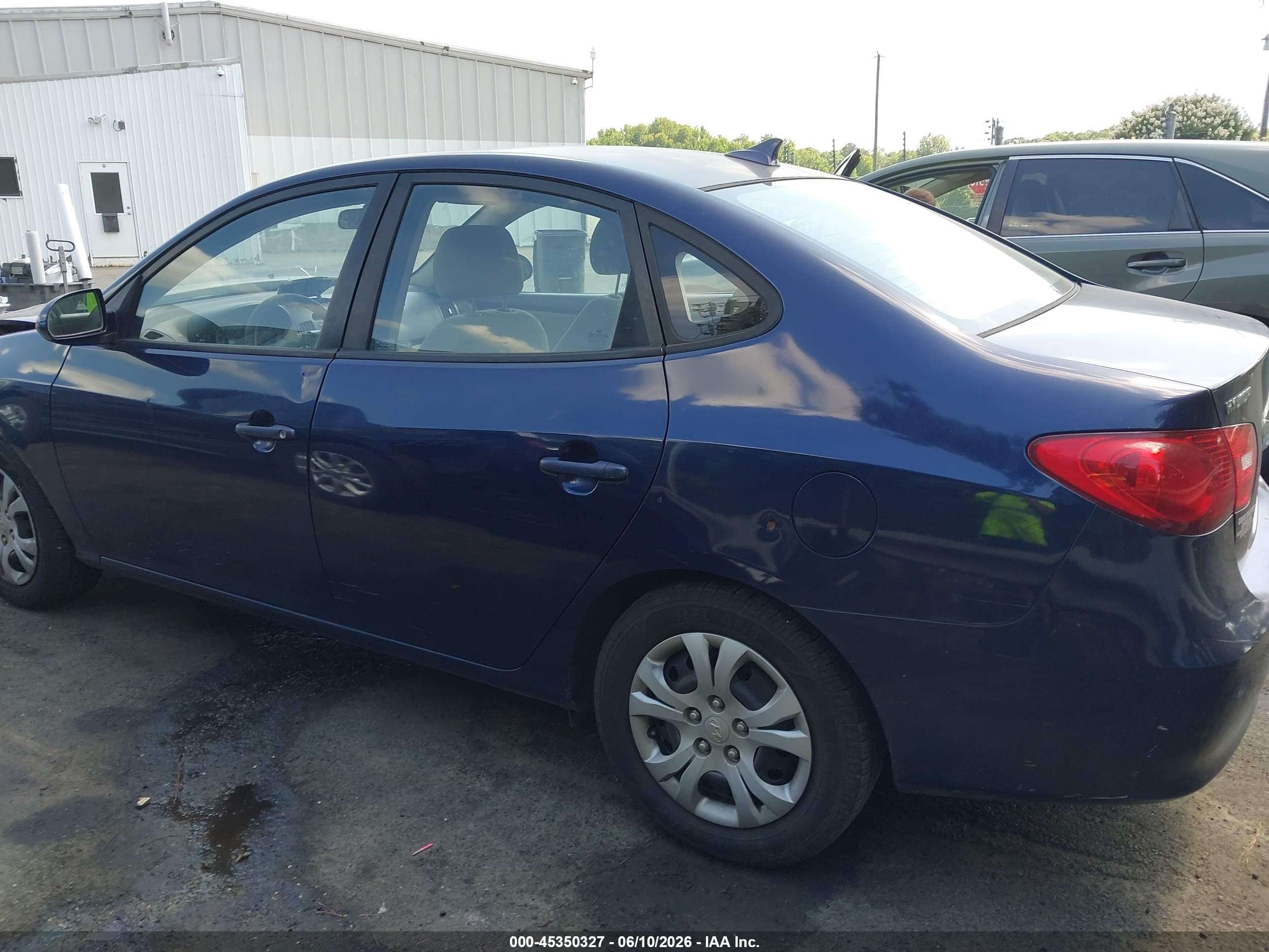 2010 Hyundai Elantra Gls Blue vin: KMHDU4AD1AU132298